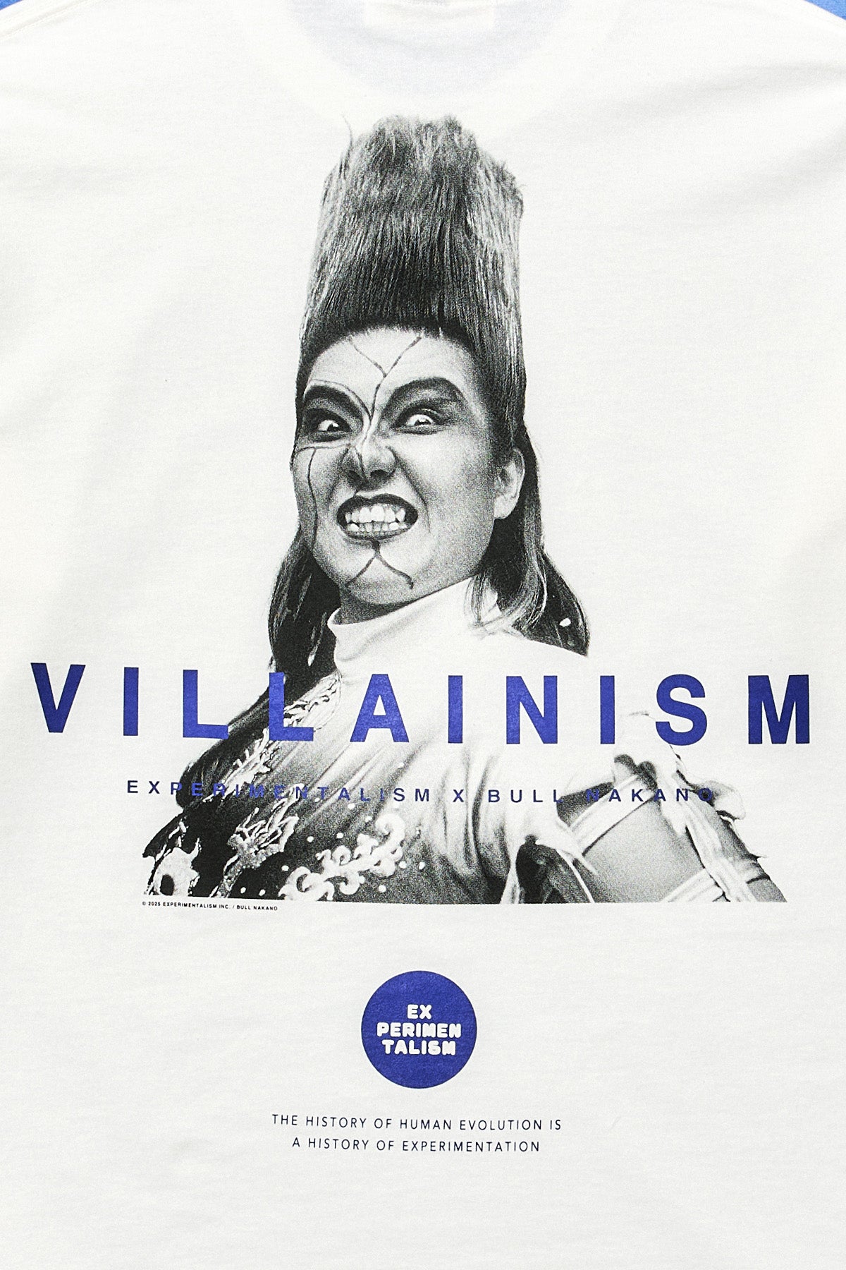 BULL NAKANO “VILLAINISM” LONG SLEEVE TEE / WHITE( Limited Edition )