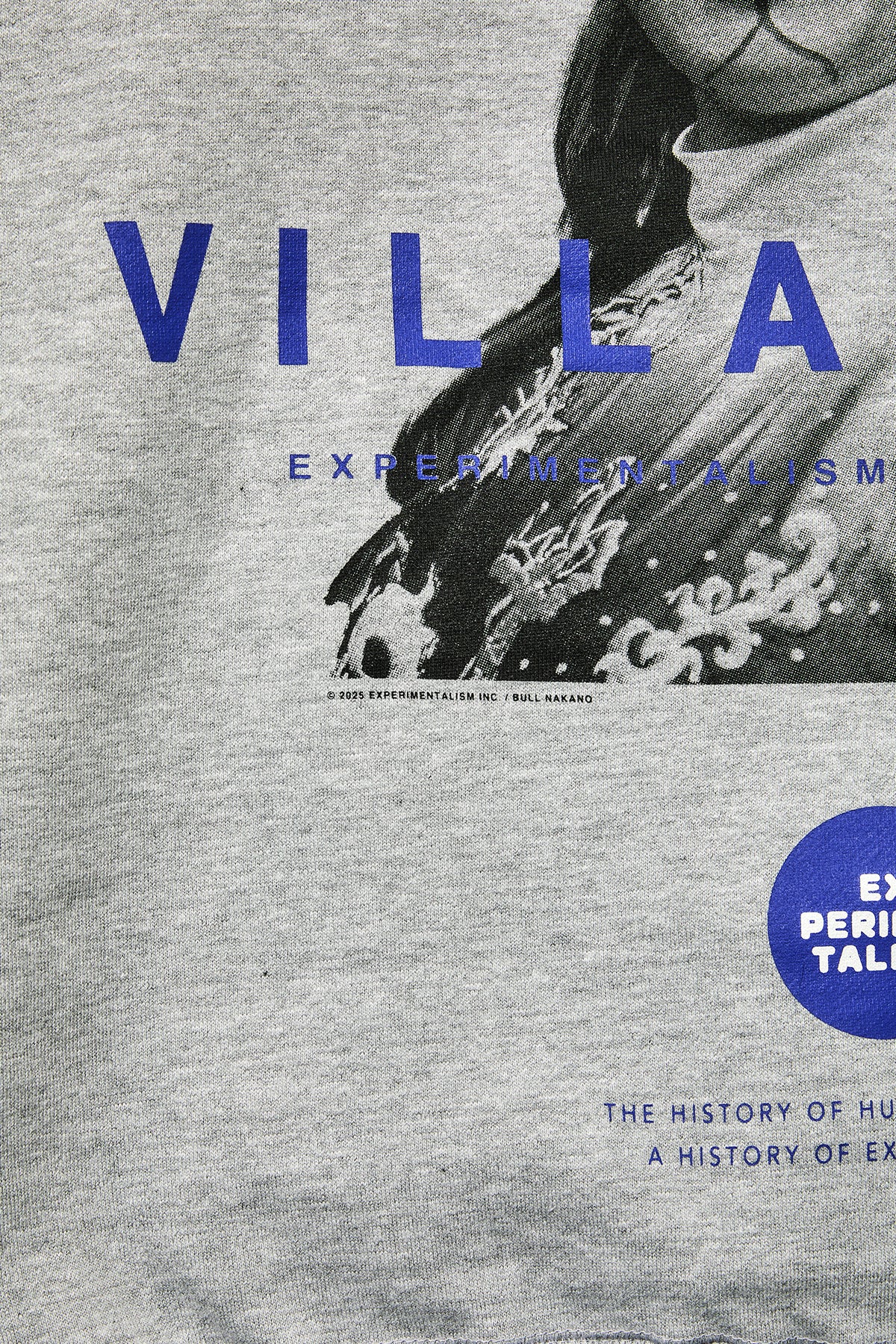 BULL NAKANO “VILLAINISM” SWEAT HOODIE / HEATHER GRAY( Limited Edition )