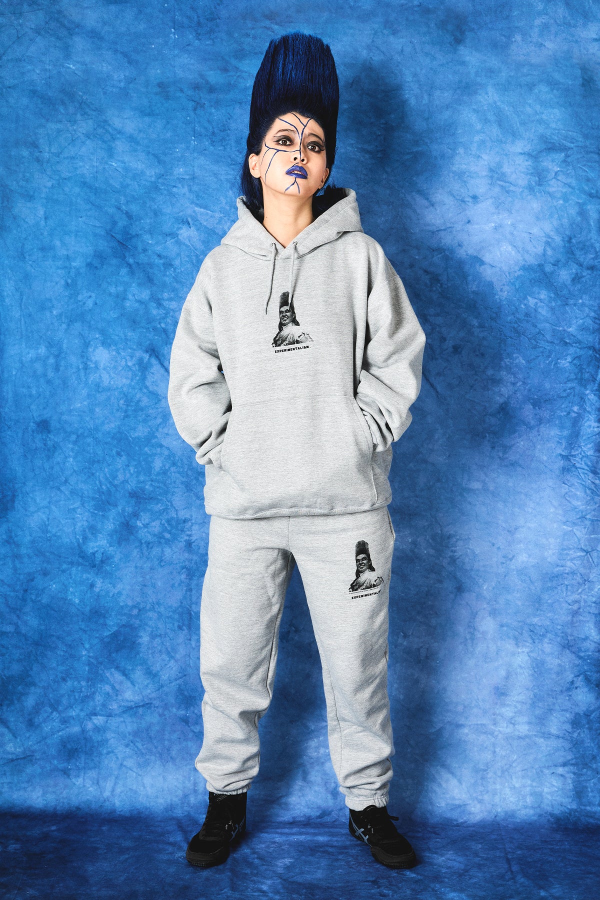 BULL NAKANO “VILLAINISM” SWEAT HOODIE / HEATHER GRAY( Limited Edition )