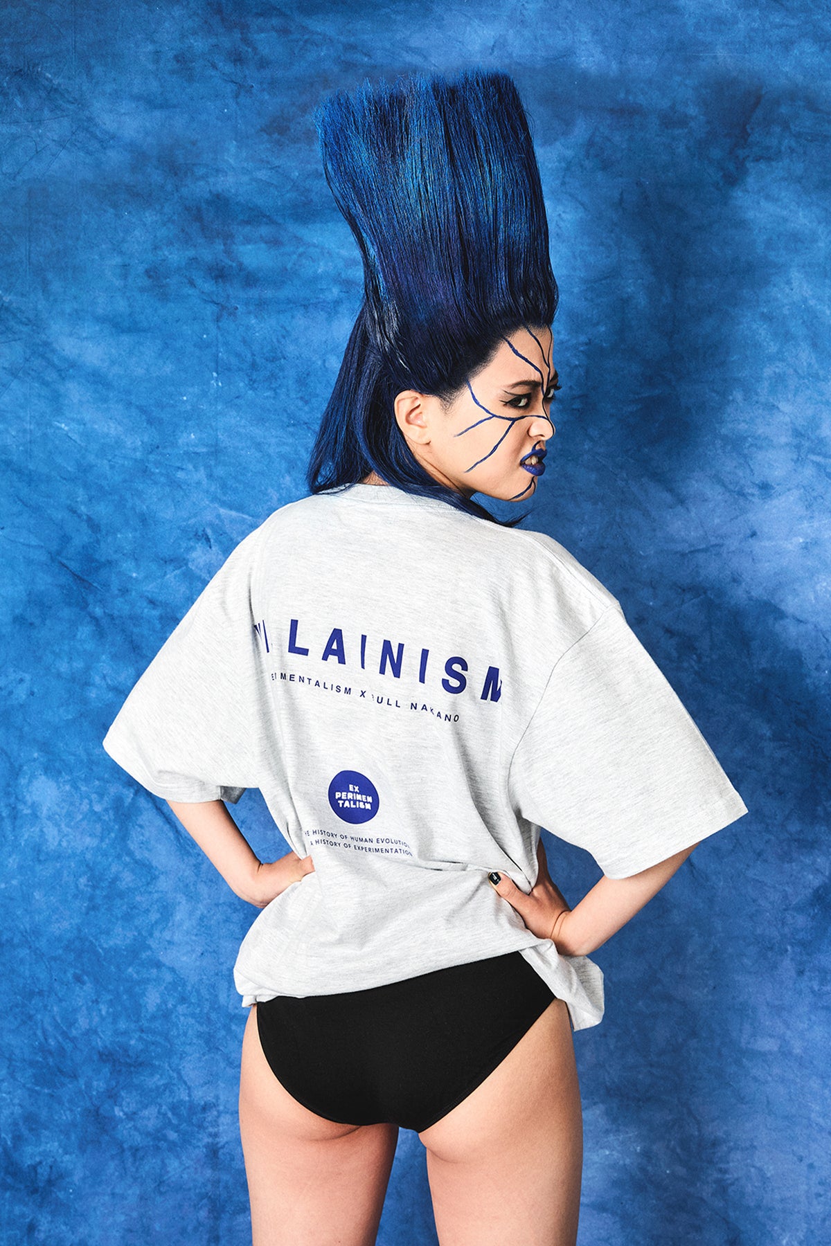 BULL NAKANO “VILLAINISM” TEE SHIRTS / ASH( Limited Edition )