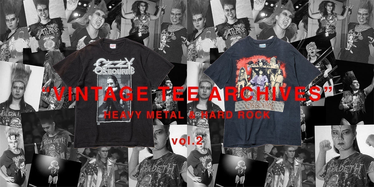 EXPERIMENTALISM X BULL NAKANO "VINTAGE TEE ARCHIVES" HEAVY METAL & HARD ROCK vol.2