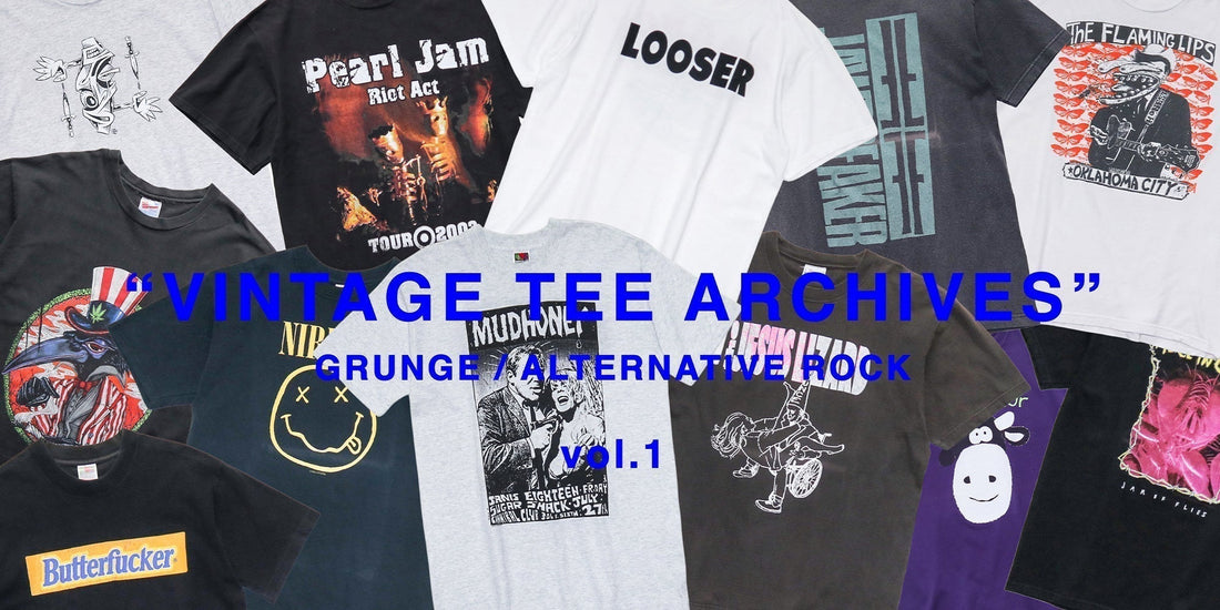 EXPERIMENTALISM "VINTAGE TEE ARCHIVES" GRUNGE / ALTERNATIVE ROCK vol.1