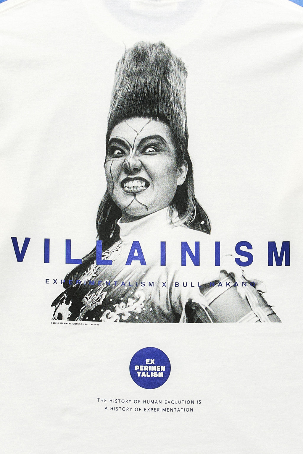 BULL NAKANO “VILLAINISM” LONG SLEEVE TEE / WHITE（ Limited Edition ）