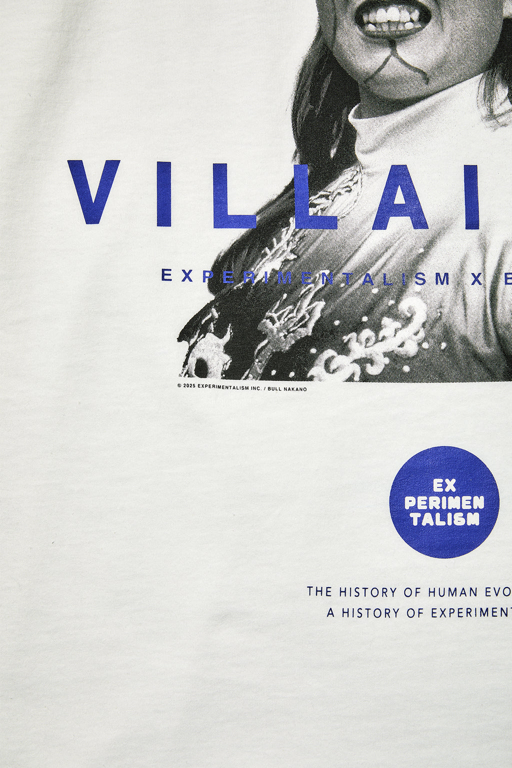 BULL NAKANO “VILLAINISM” LONG SLEEVE TEE / WHITE（ Limited Edition ）