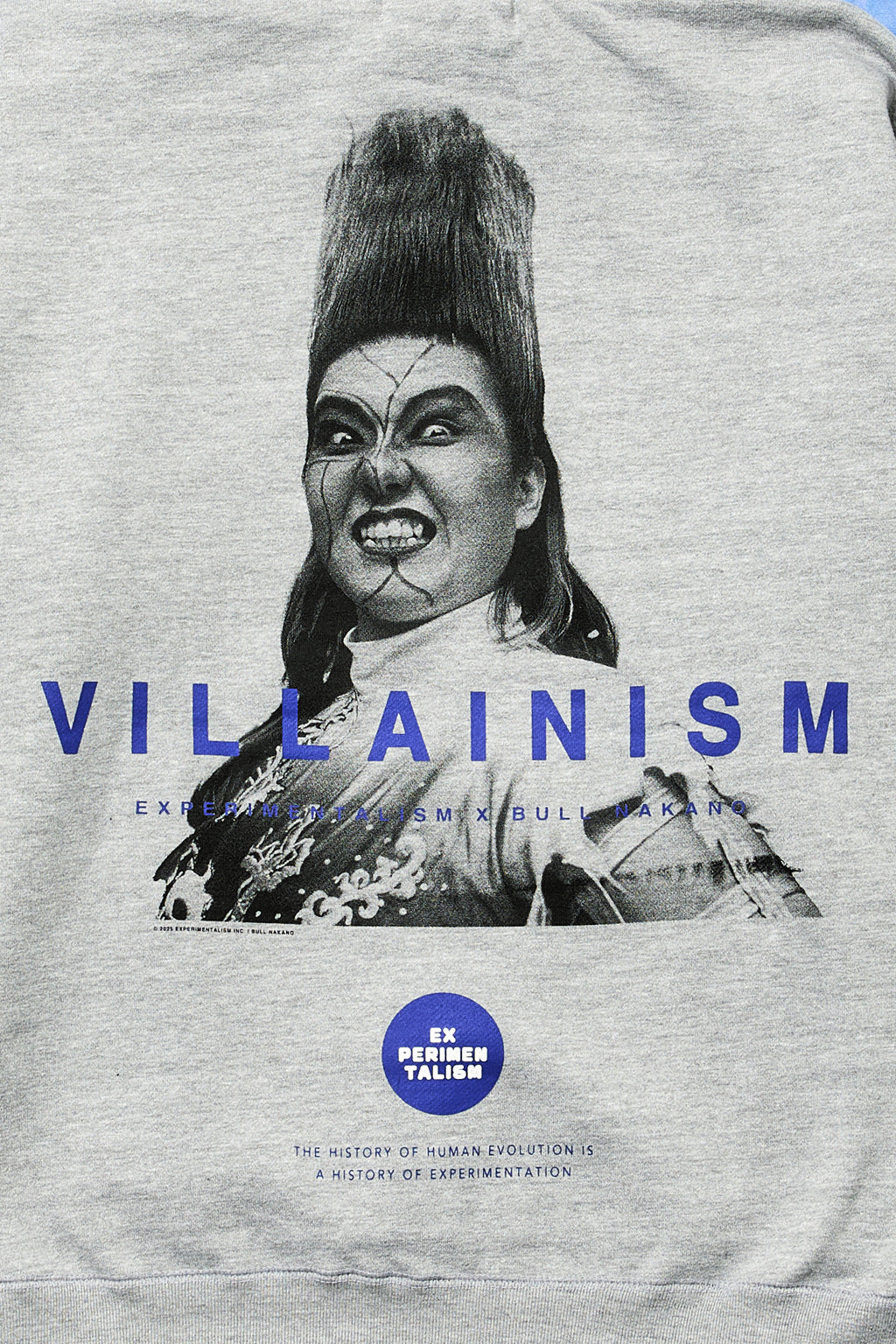 BULL NAKANO “VILLAINISM” SWEAT HOODIE / HEATHER GRAY（ Limited Edition ）