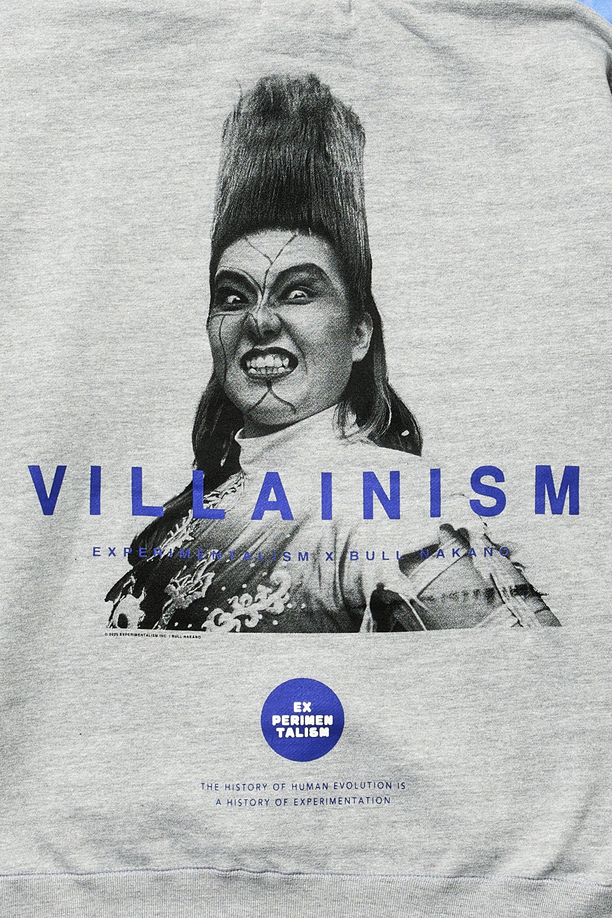 BULL NAKANO “VILLAINISM” SWEAT HOODIE / HEATHER GRAY（ Limited Edition ）