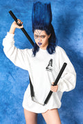 BULL NAKANO “VILLAINISM” LONG SLEEVE TEE / WHITE（ Limited Edition ）