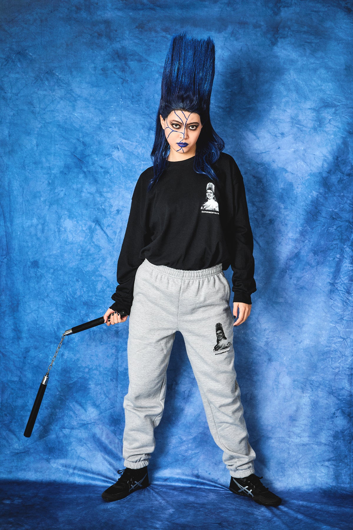 BULL NAKANO “VILLAINISM” SWEAT PANTS / HEATHER GRAY（ Limited Edition ）