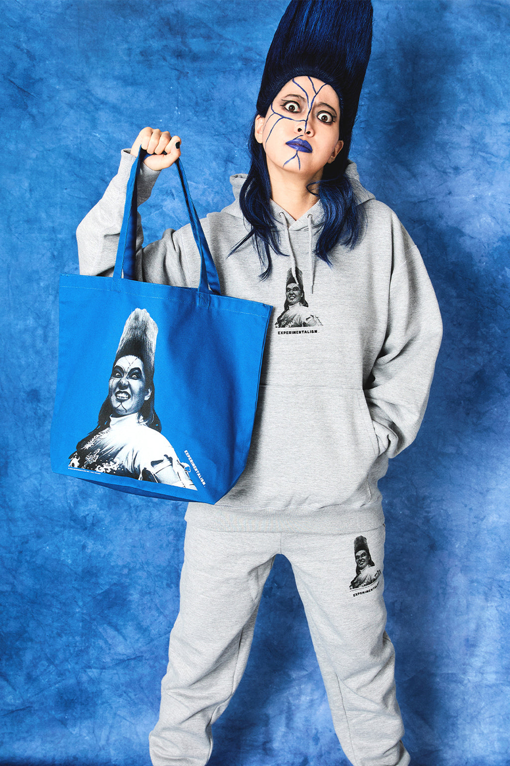 BULL NAKANO “VILLAINISM” BIG TOTE BAG / ROYAL BLUE（ Limited Edition ）