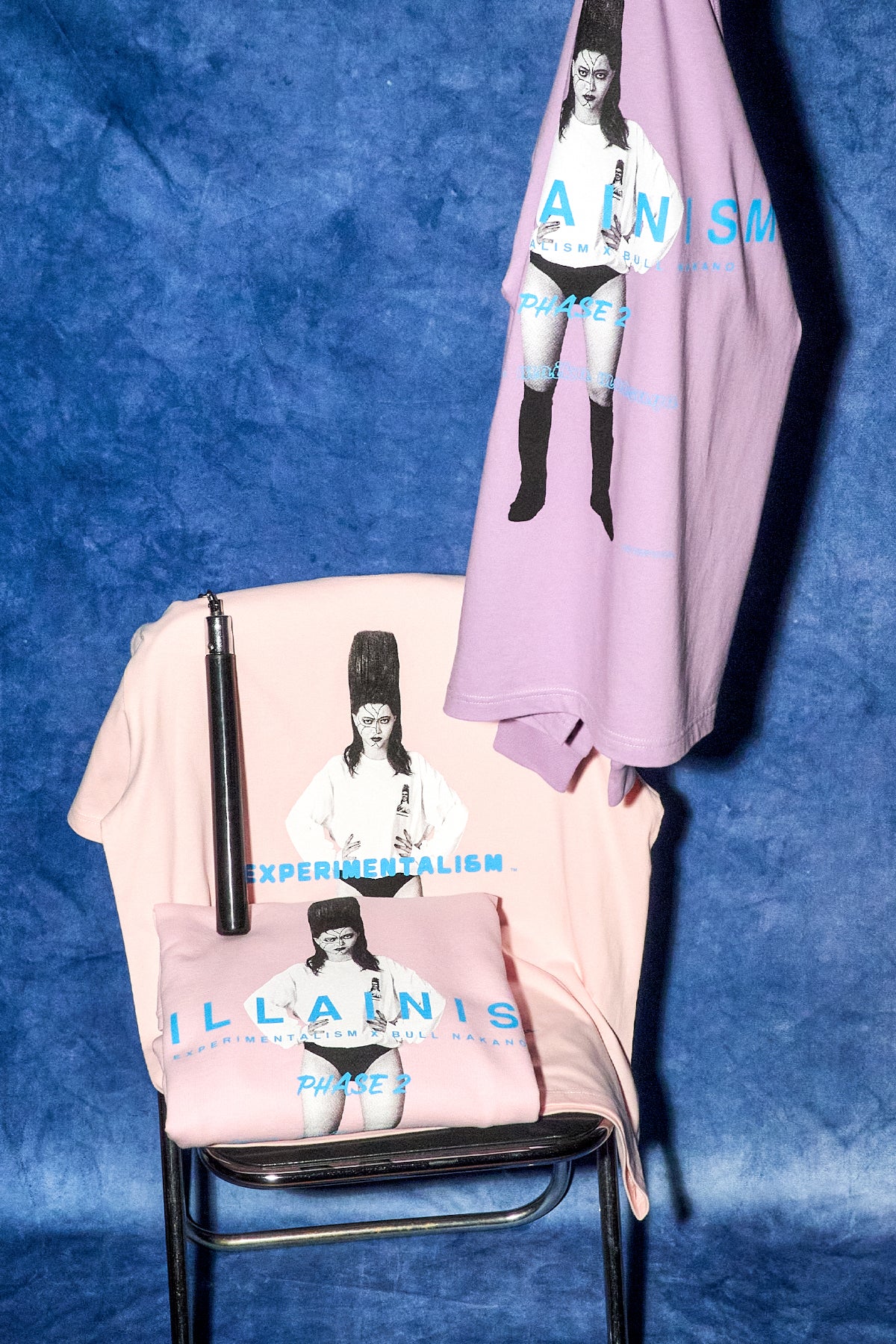 BULL NAKANO feat. MAIKA MATSUYA "VILLAINISM PHASE2" LONG SLEEVE TEE / LIGHT PURPLE（ Limited Edition ）