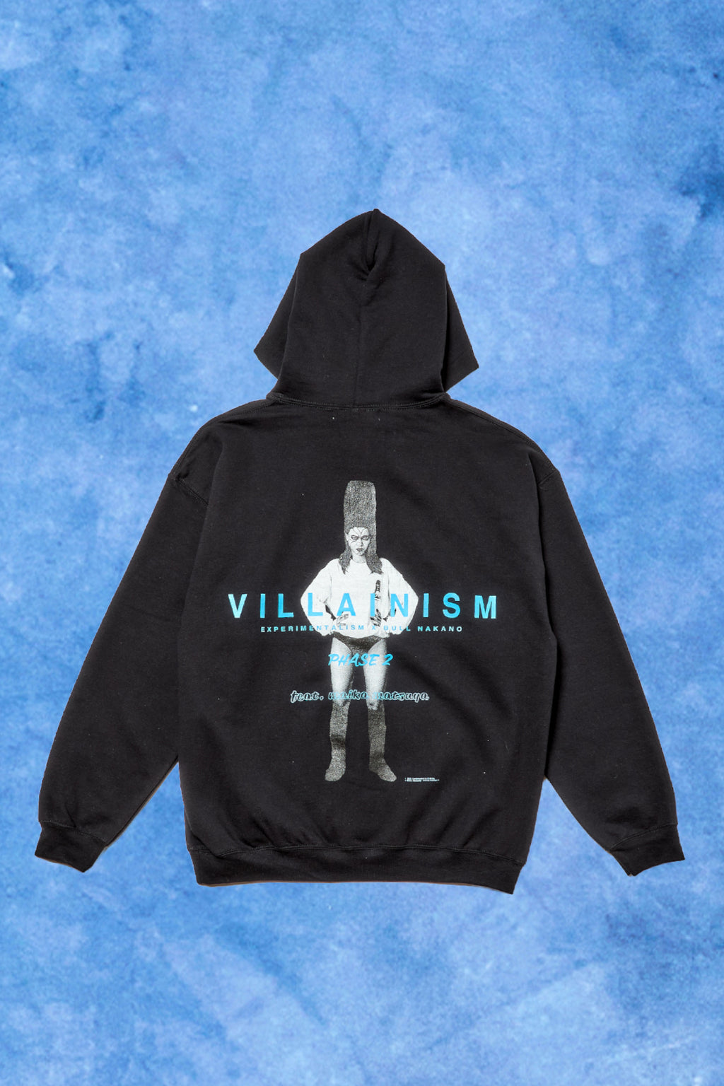 BULL NAKANO feat. MAIKA MATSUYA "VILLAINISM PHASE2" SWEAT HOODIE / BLACK（ Limited Edition ）
