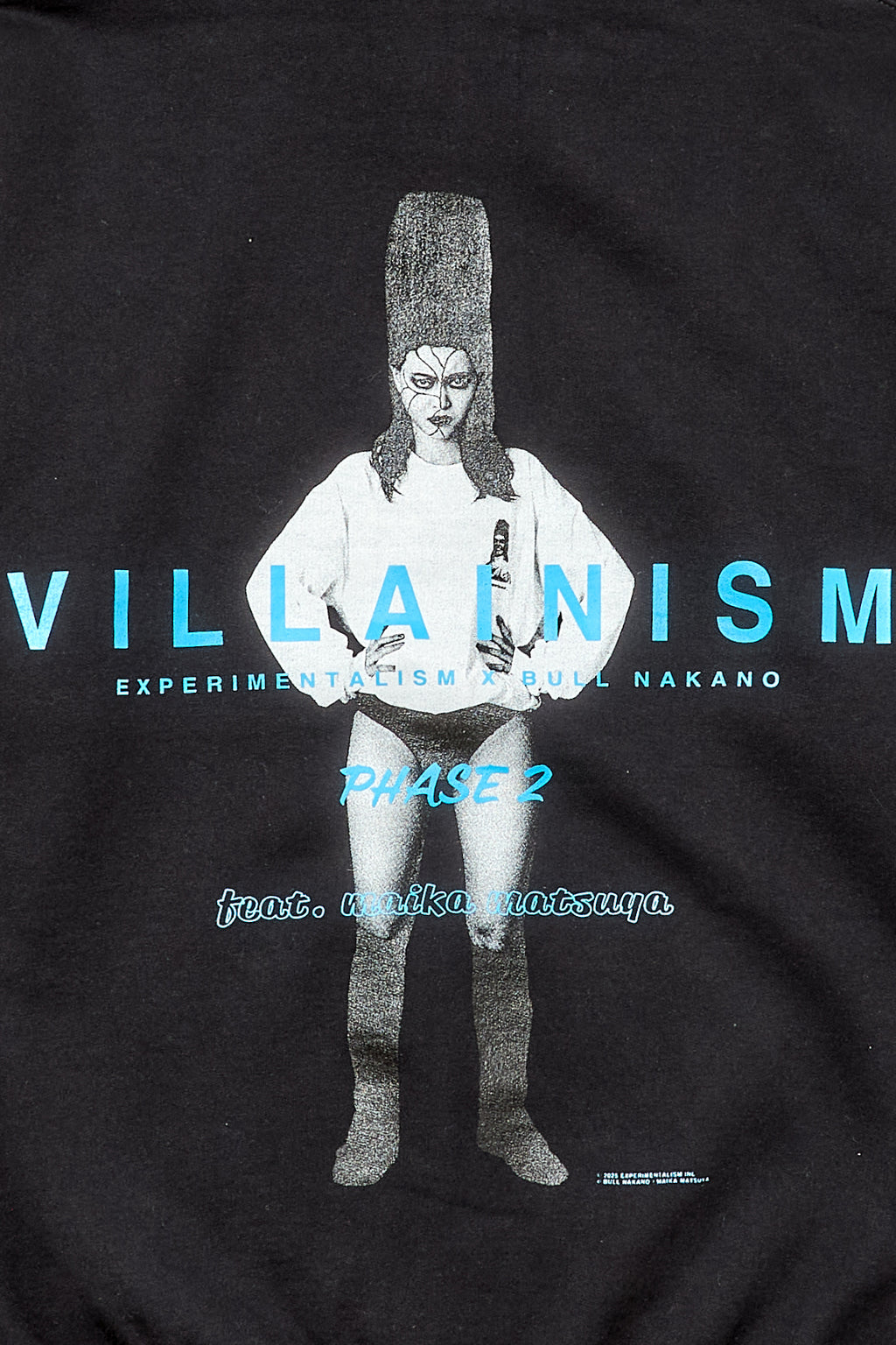 BULL NAKANO feat. MAIKA MATSUYA "VILLAINISM PHASE2" SWEAT HOODIE / BLACK（ Limited Edition ）