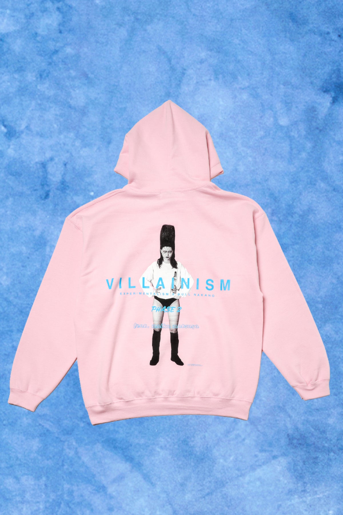 BULL NAKANO feat. MAIKA MATSUYA "VILLAINISM PHASE2" SWEAT HOODIE / LIGHT PINK（ Limited Edition ）