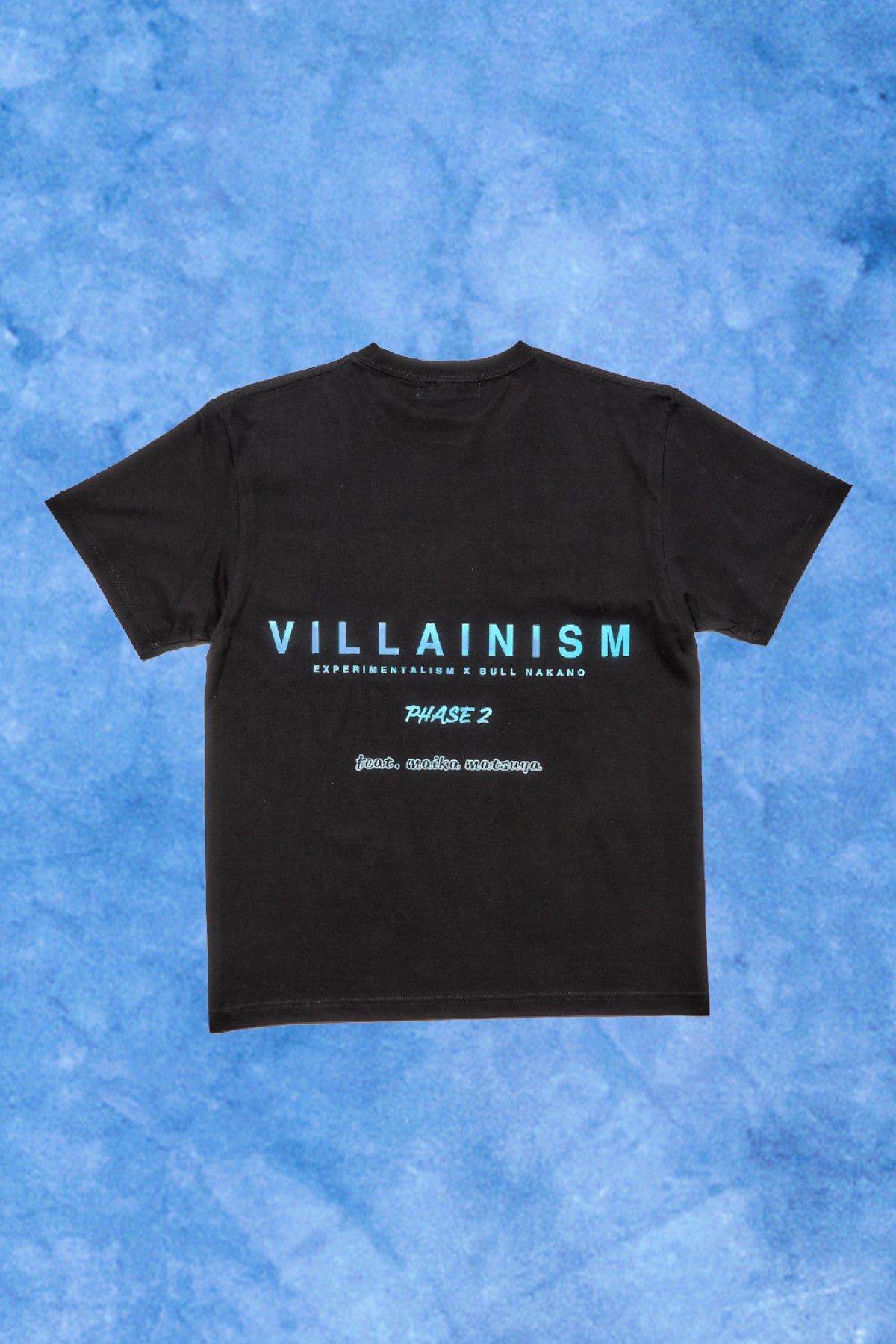BULL NAKANO feat. MAIKA MATSUYA "VILLAINISM PHASE2" TEE SHIRTS / BLACK（ Limited Edition ）