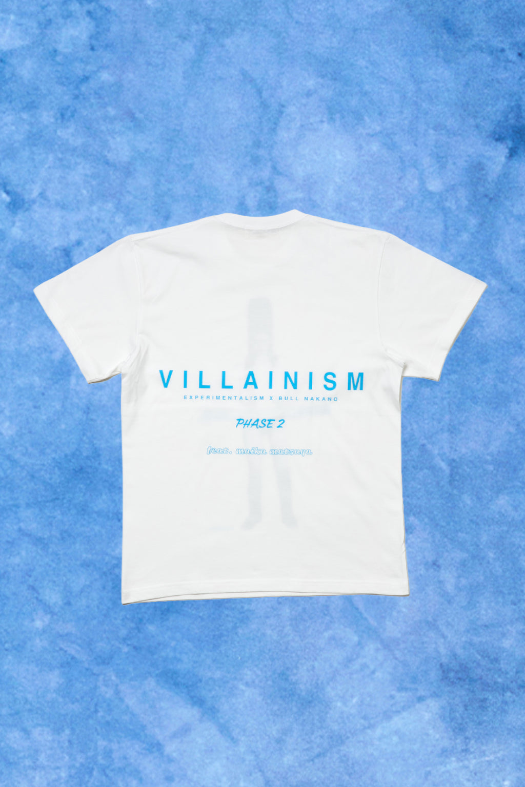 BULL NAKANO feat. MAIKA MATSUYA "VILLAINISM PHASE2" TEE SHIRTS / WHITE（ Limited Edition ）
