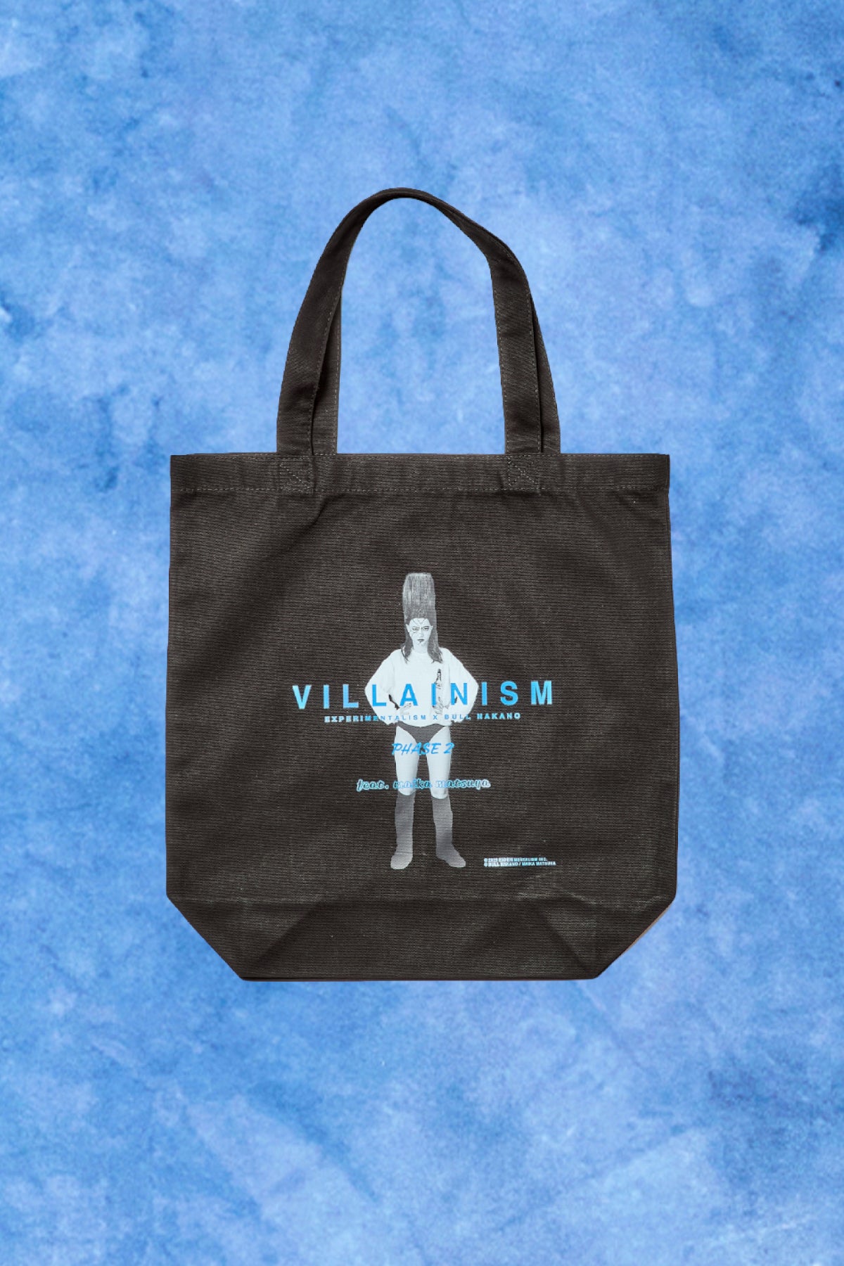 BULL NAKANO feat. MAIKA MATSUYA "VILLAINISM PHASE2" TOTE BAG / BLACK（ Limited Edition ）