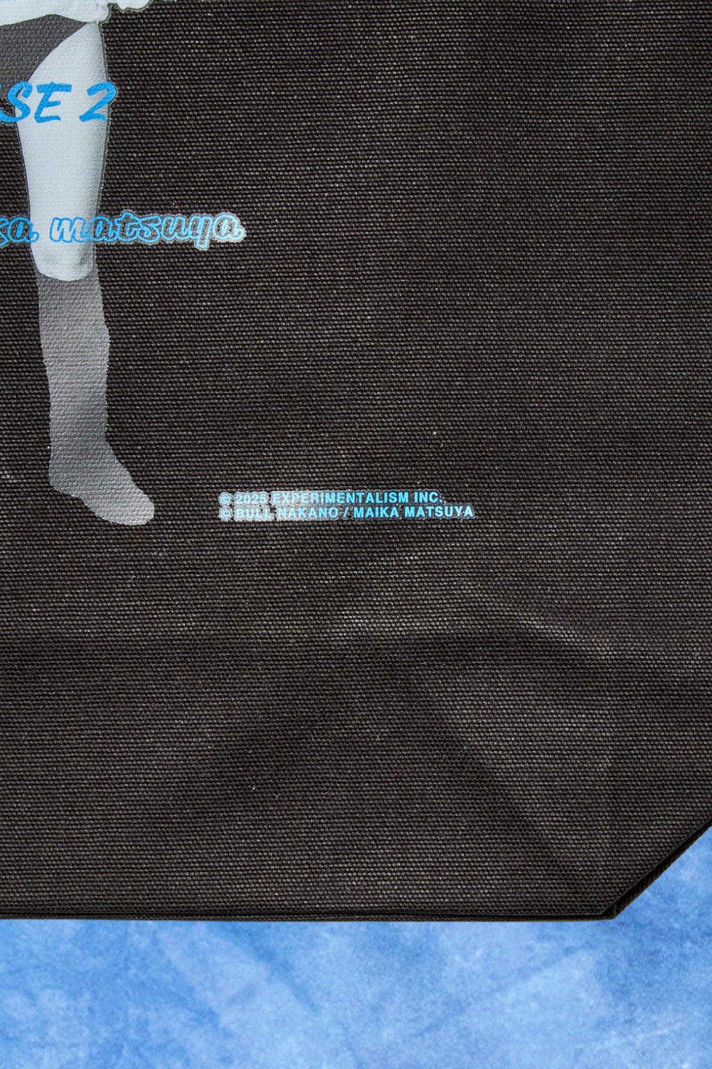 BULL NAKANO feat. MAIKA MATSUYA "VILLAINISM PHASE2" TOTE BAG / BLACK（ Limited Edition ）