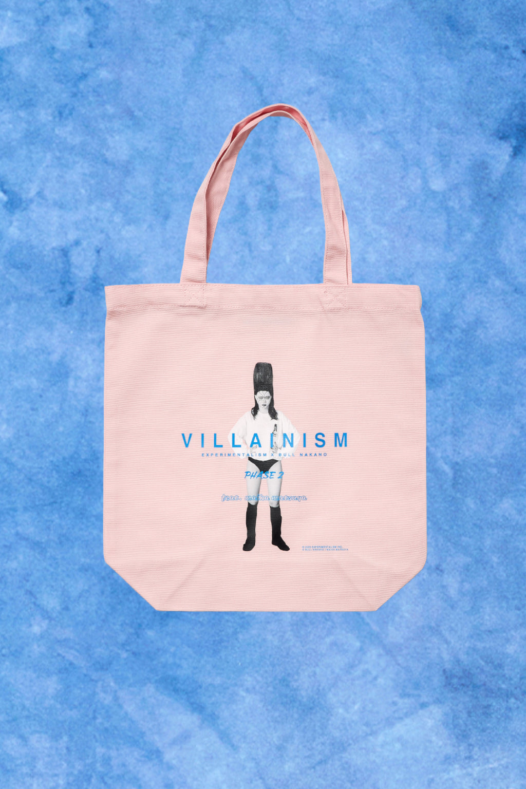 BULL NAKANO feat. MAIKA MATSUYA "VILLAINISM PHASE2" TOTE BAG / LIGHT PINK（ Limited Edition ）