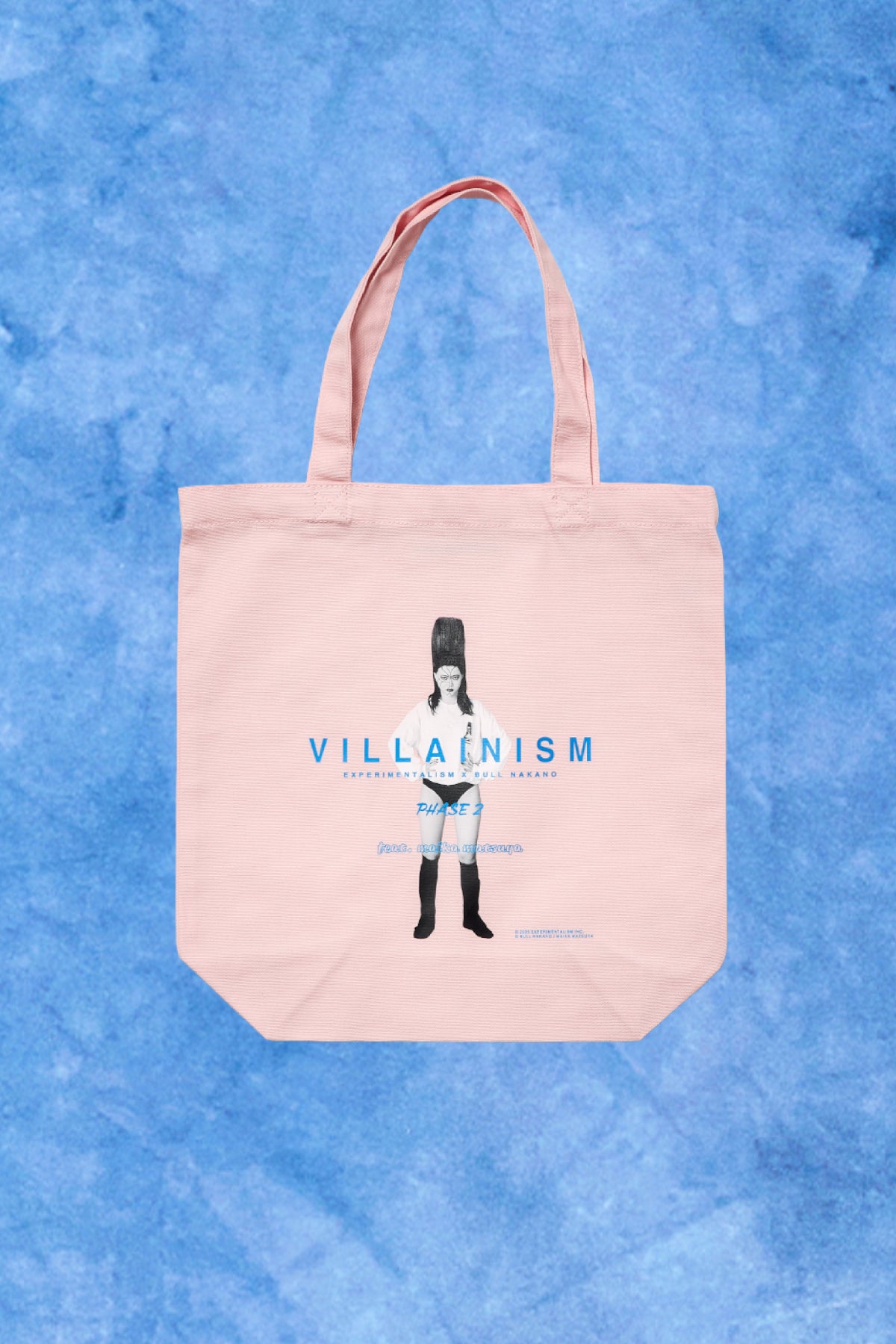 BULL NAKANO feat. MAIKA MATSUYA "VILLAINISM PHASE2" TOTE BAG / LIGHT PINK（ Limited Edition ）