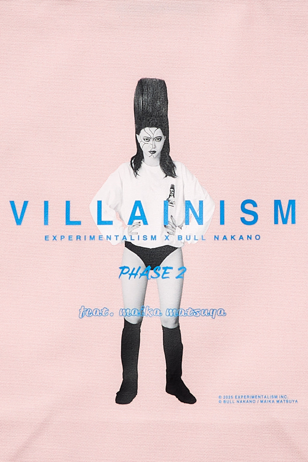 BULL NAKANO feat. MAIKA MATSUYA "VILLAINISM PHASE2" TOTE BAG / LIGHT PINK（ Limited Edition ）