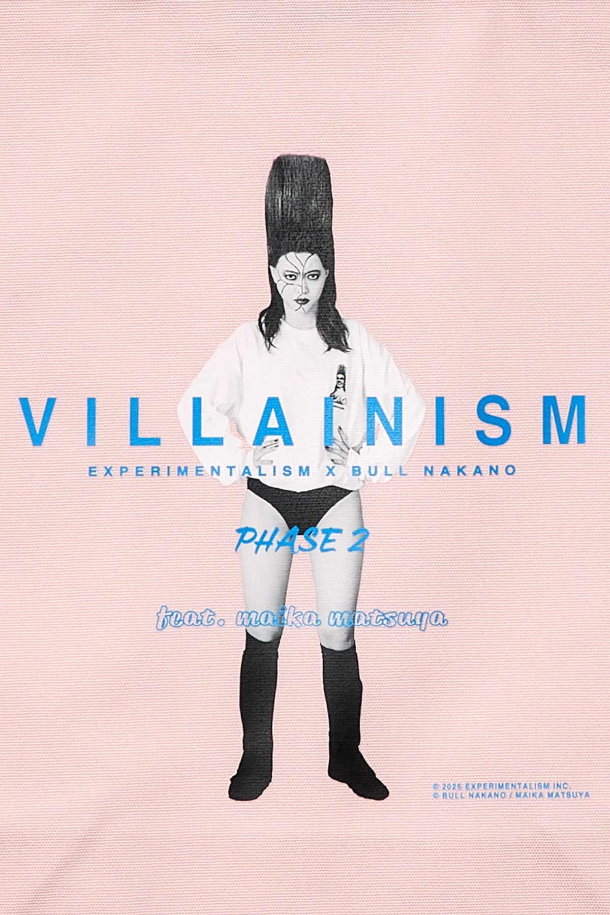 BULL NAKANO feat. MAIKA MATSUYA "VILLAINISM PHASE2" TOTE BAG / LIGHT PINK（ Limited Edition ）