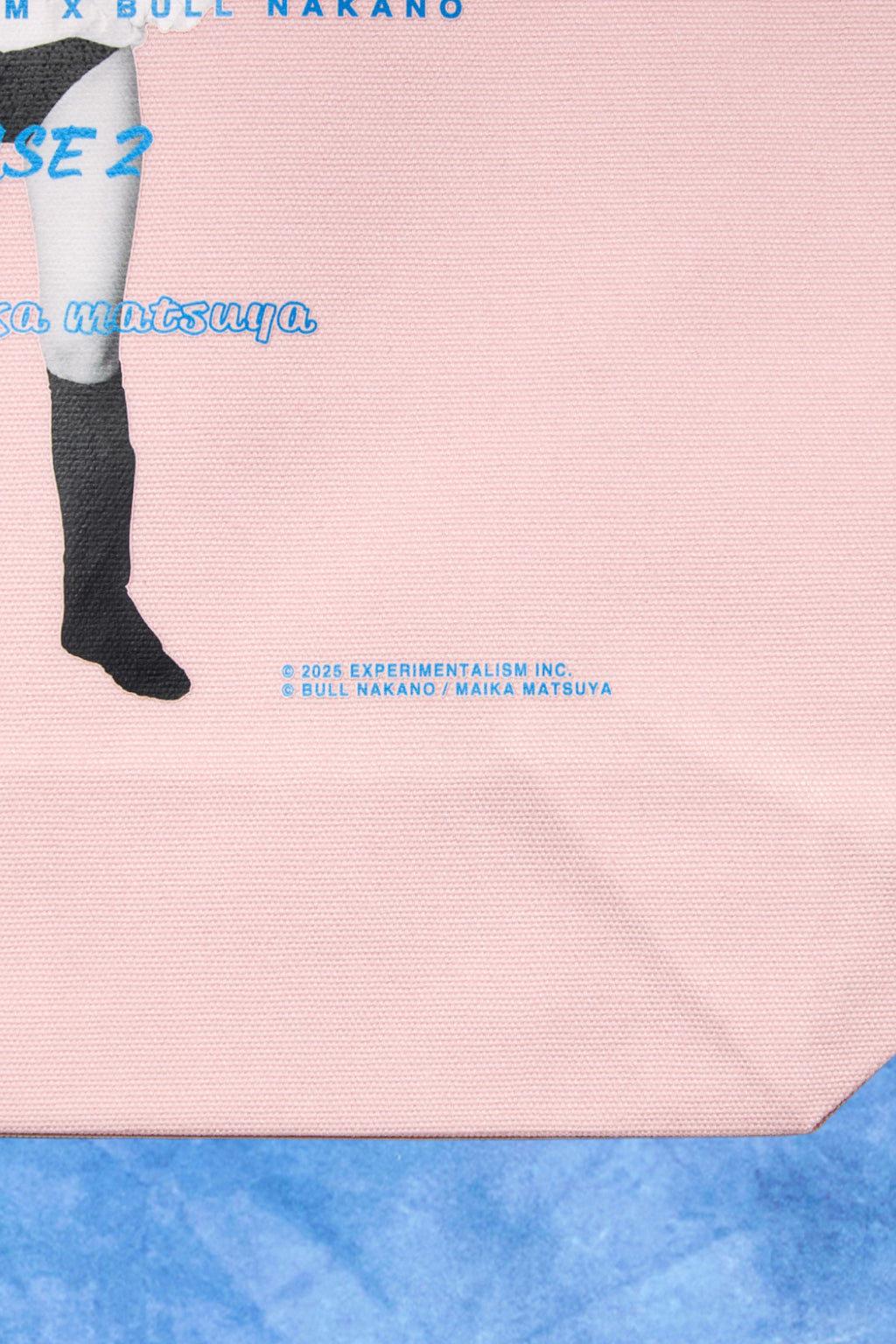 BULL NAKANO feat. MAIKA MATSUYA "VILLAINISM PHASE2" TOTE BAG / LIGHT PINK（ Limited Edition ）