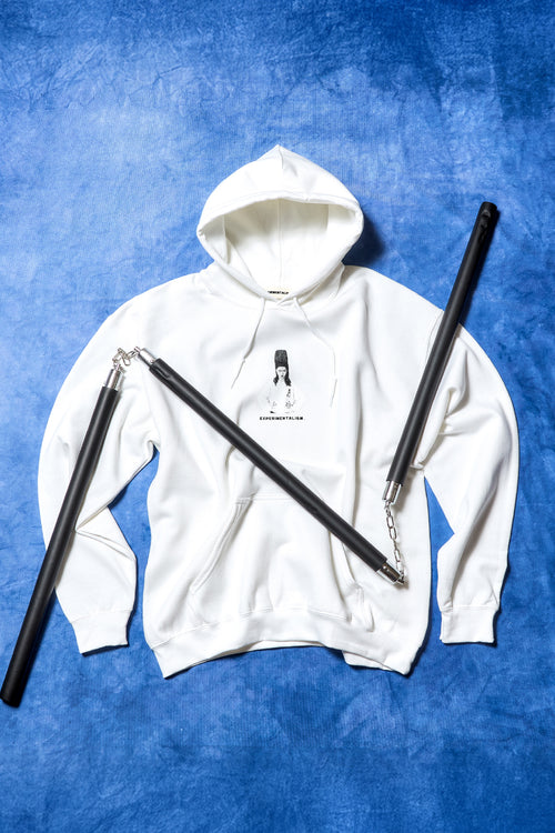 BULL NAKANO feat. MAIKA MATSUYA "VILLAINISM PHASE2" SWEAT HOODIE / WHITE（ Archive Item ）