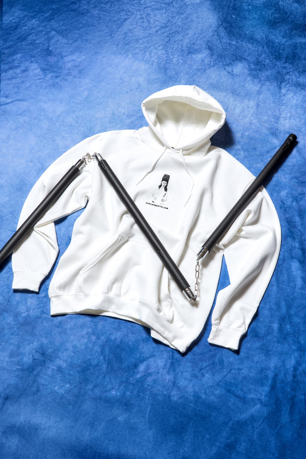 BULL NAKANO feat. MAIKA MATSUYA "VILLAINISM PHASE2" SWEAT HOODIE / WHITE（ Limited Edition ）