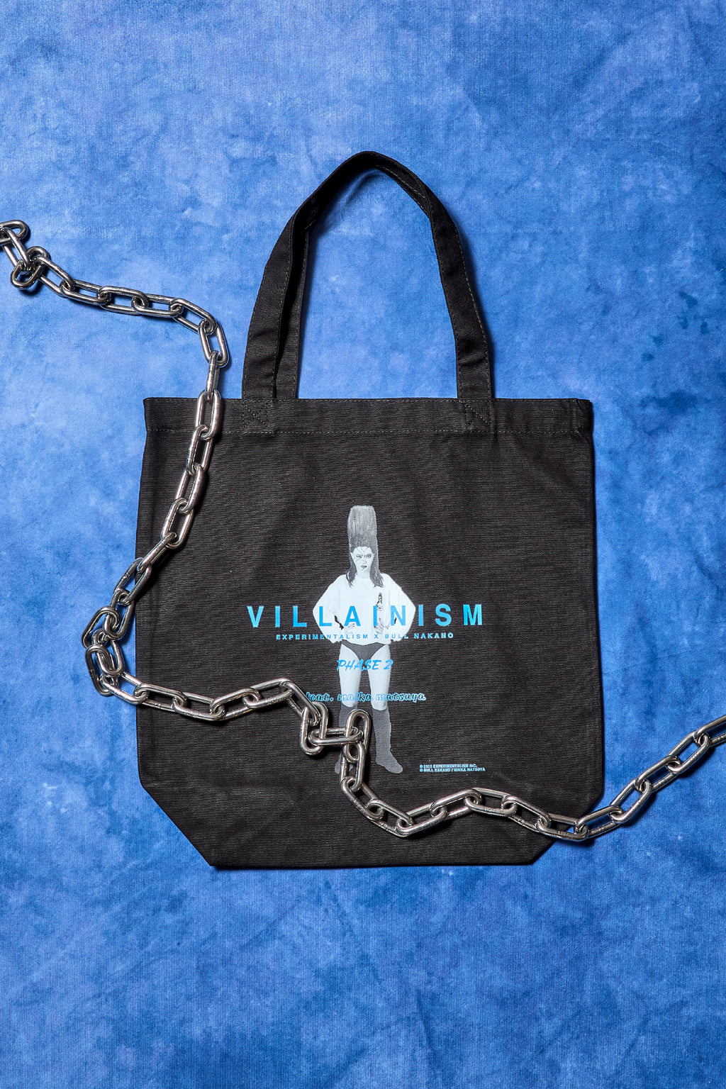 BULL NAKANO feat. MAIKA MATSUYA "VILLAINISM PHASE2" TOTE BAG / BLACK（ Limited Edition ）