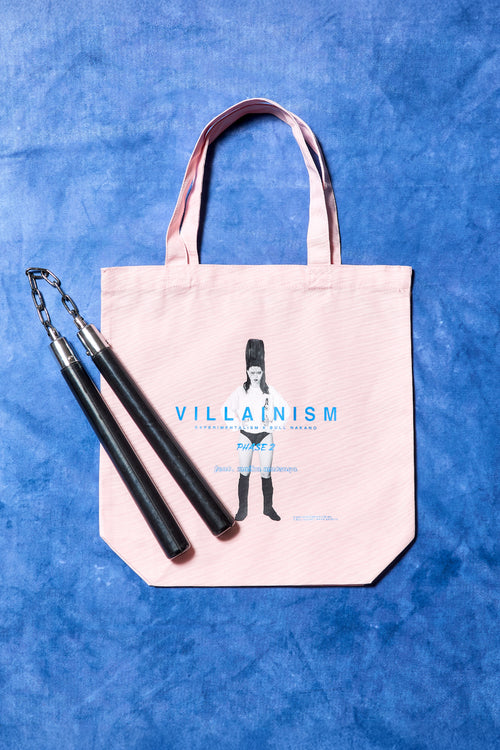 BULL NAKANO feat. MAIKA MATSUYA "VILLAINISM PHASE2" TOTE BAG / LIGHT PINK（ Archive Item ）