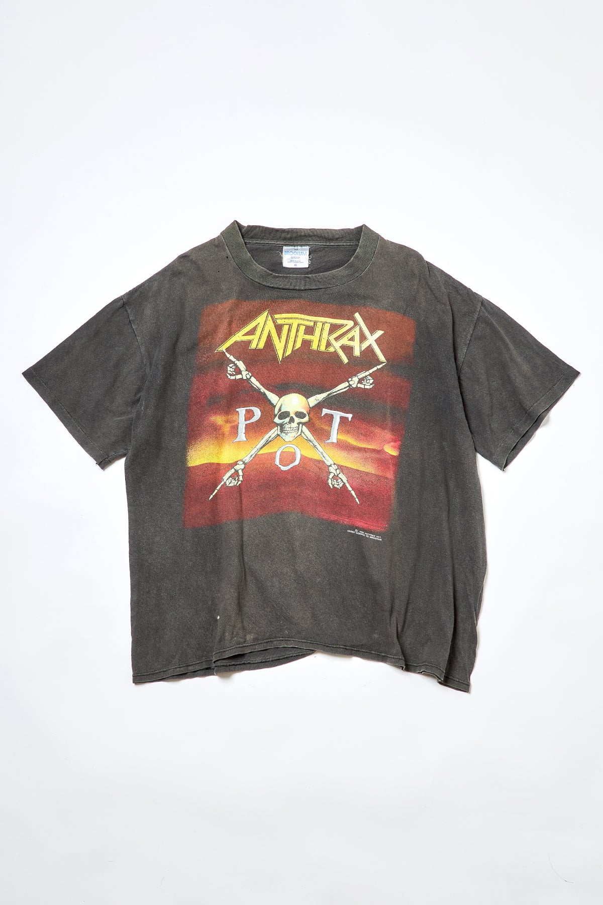 90's USA製 ANTHRAX Tシャツ ロック ビンテージ Slayer VINTAGE TEE ARCHIVES
