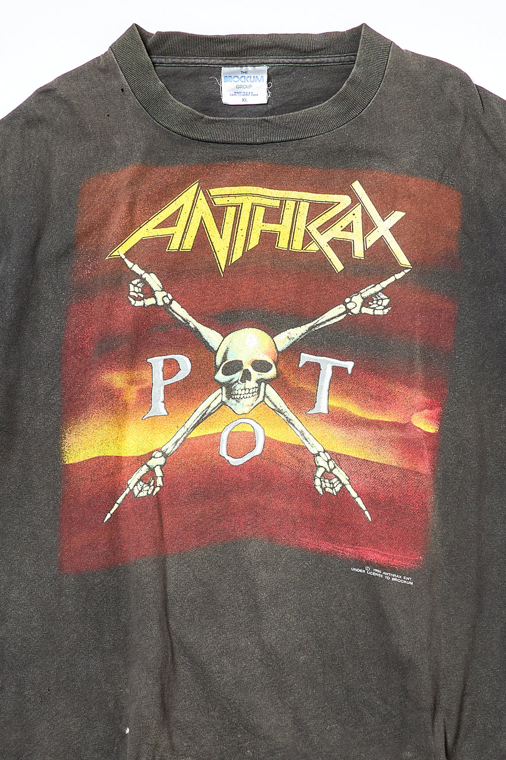 ANTHRAX / PERSISTENCE OF TIME WORLD TOUR TEE SHIRTS （90s）