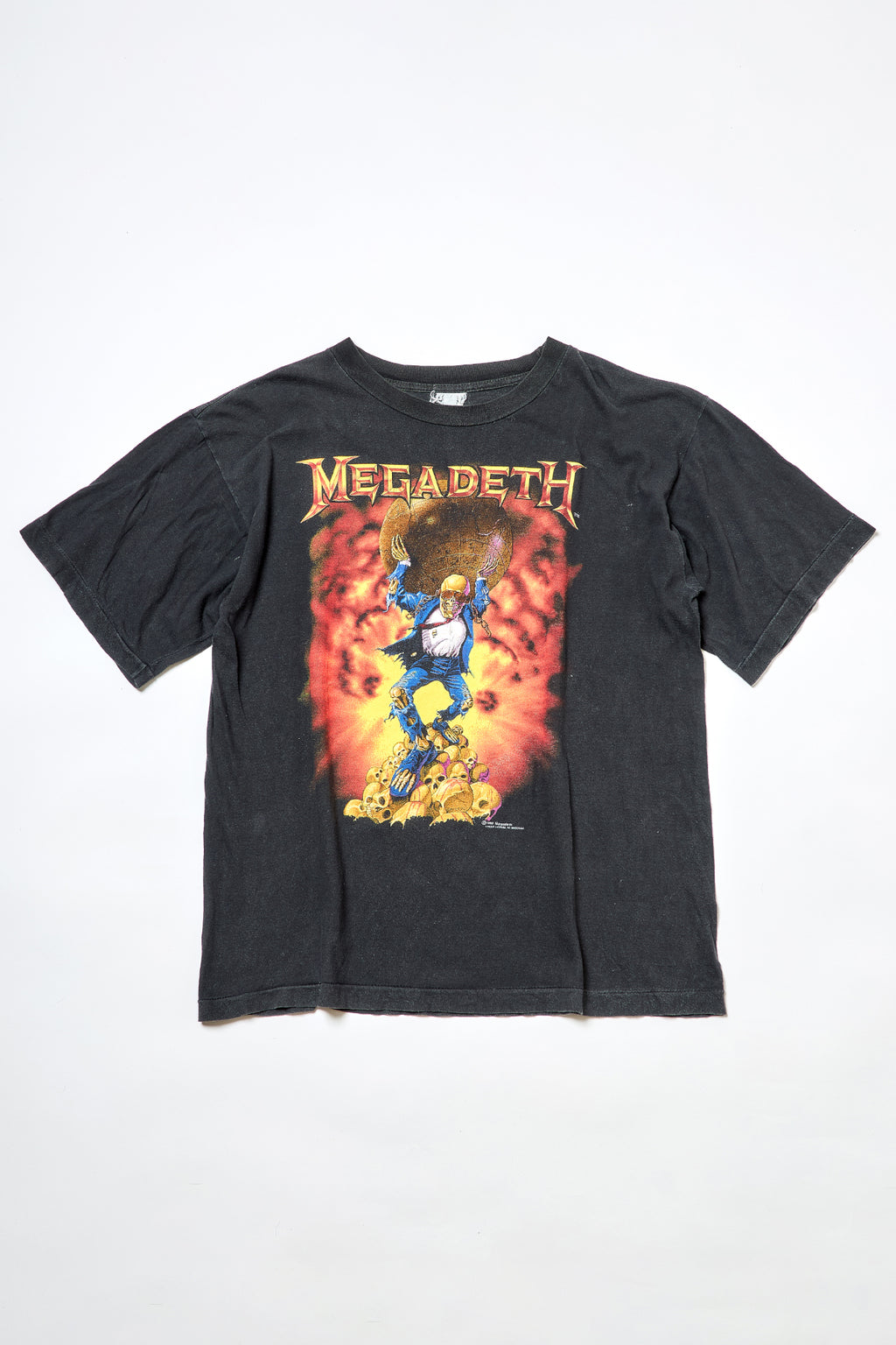 MEGADETH / OXIDATION OF THE NATIONS WORLD TOUR 1991 TEE SHIRTS （90s）