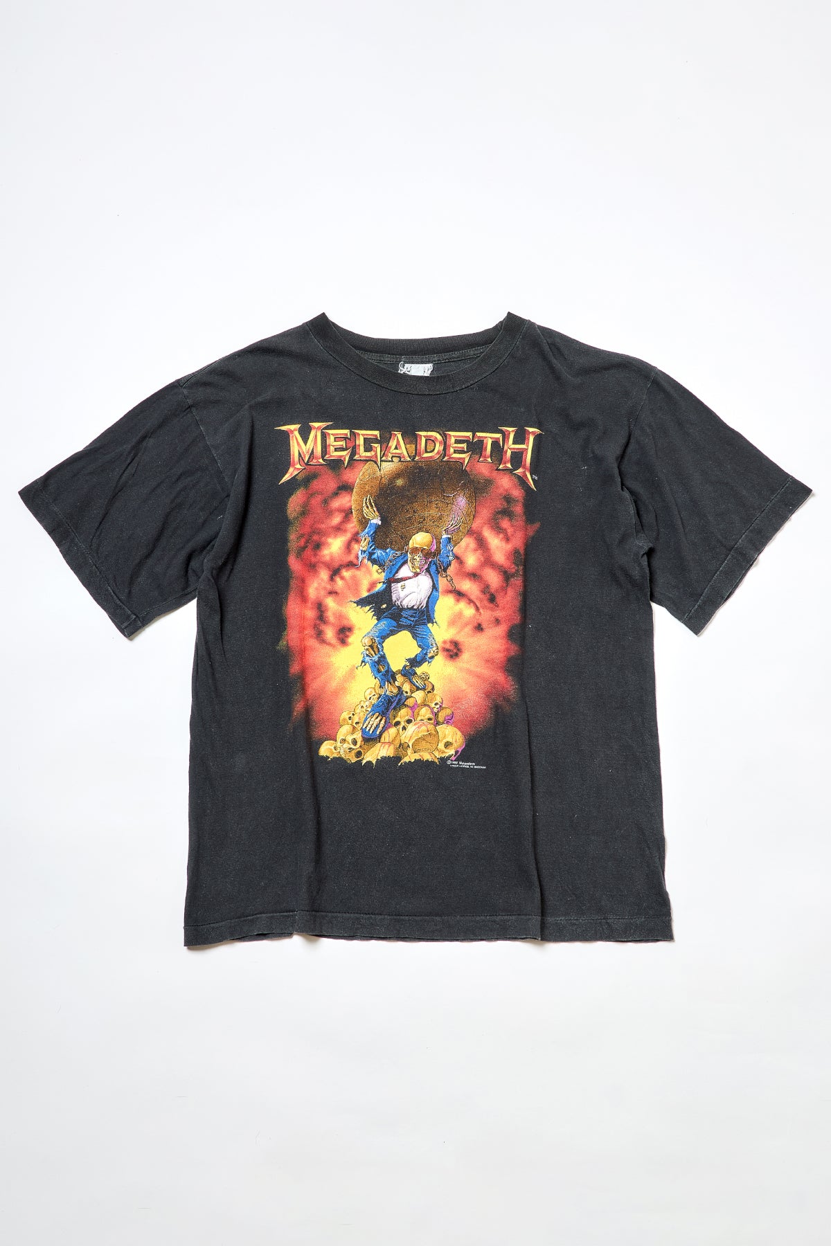 MEGADETH / OXIDATION OF THE NATIONS WORLD TOUR 1991 TEE SHIRTS （90s）