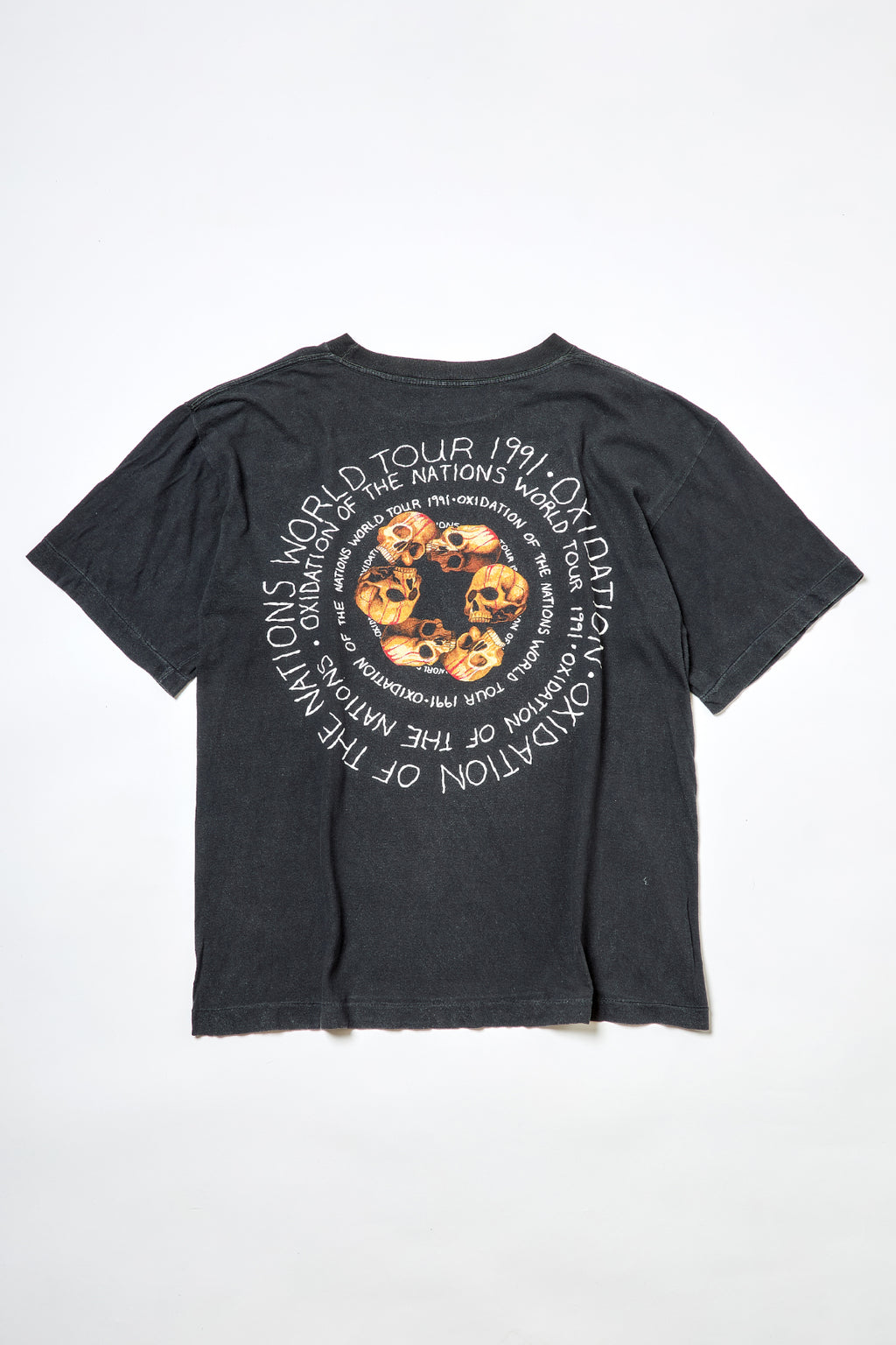 MEGADETH / OXIDATION OF THE NATIONS WORLD TOUR 1991 TEE SHIRTS （90s）