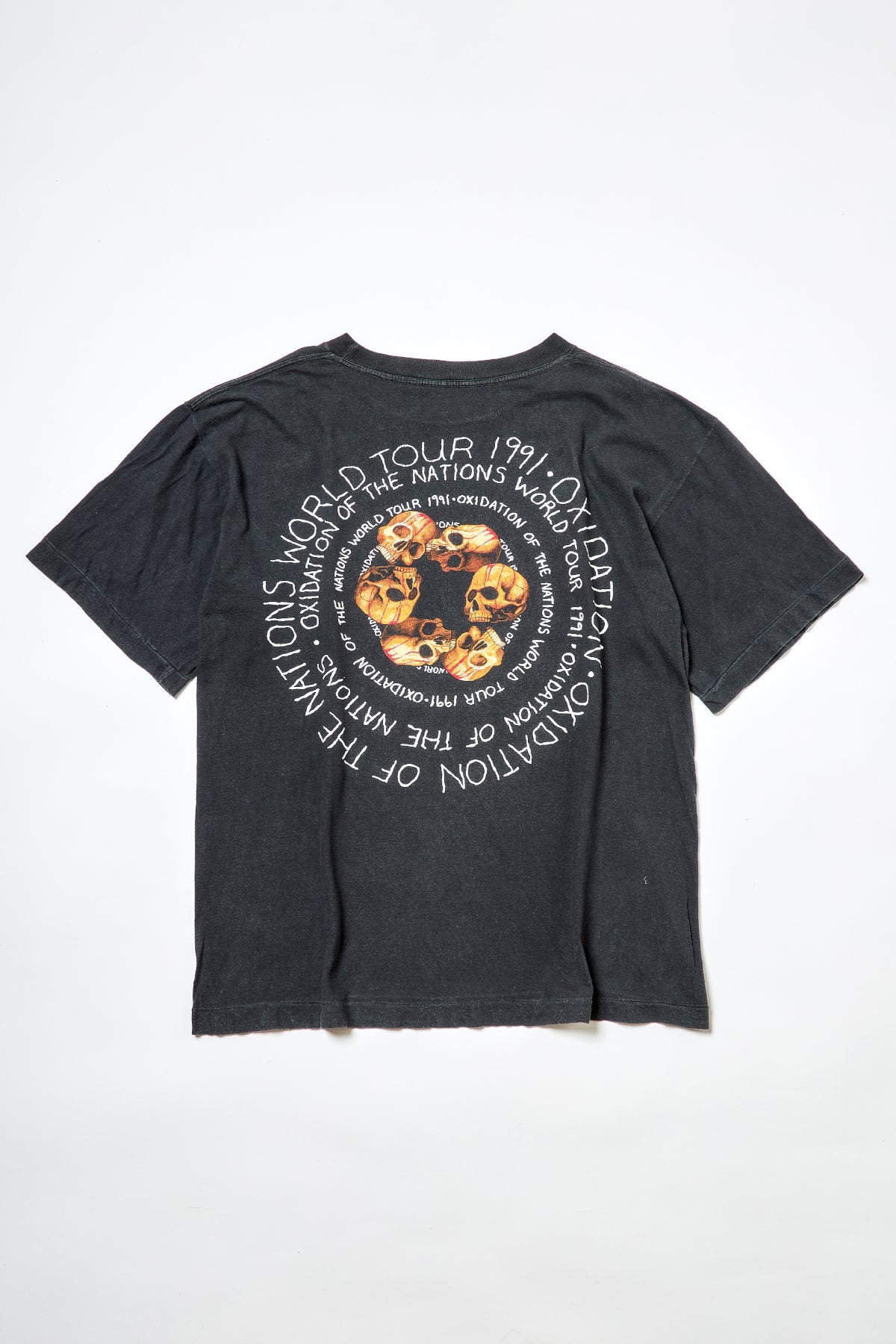 MEGADETH / OXIDATION OF THE NATIONS WORLD TOUR 1991 TEE SHIRTS （90s）