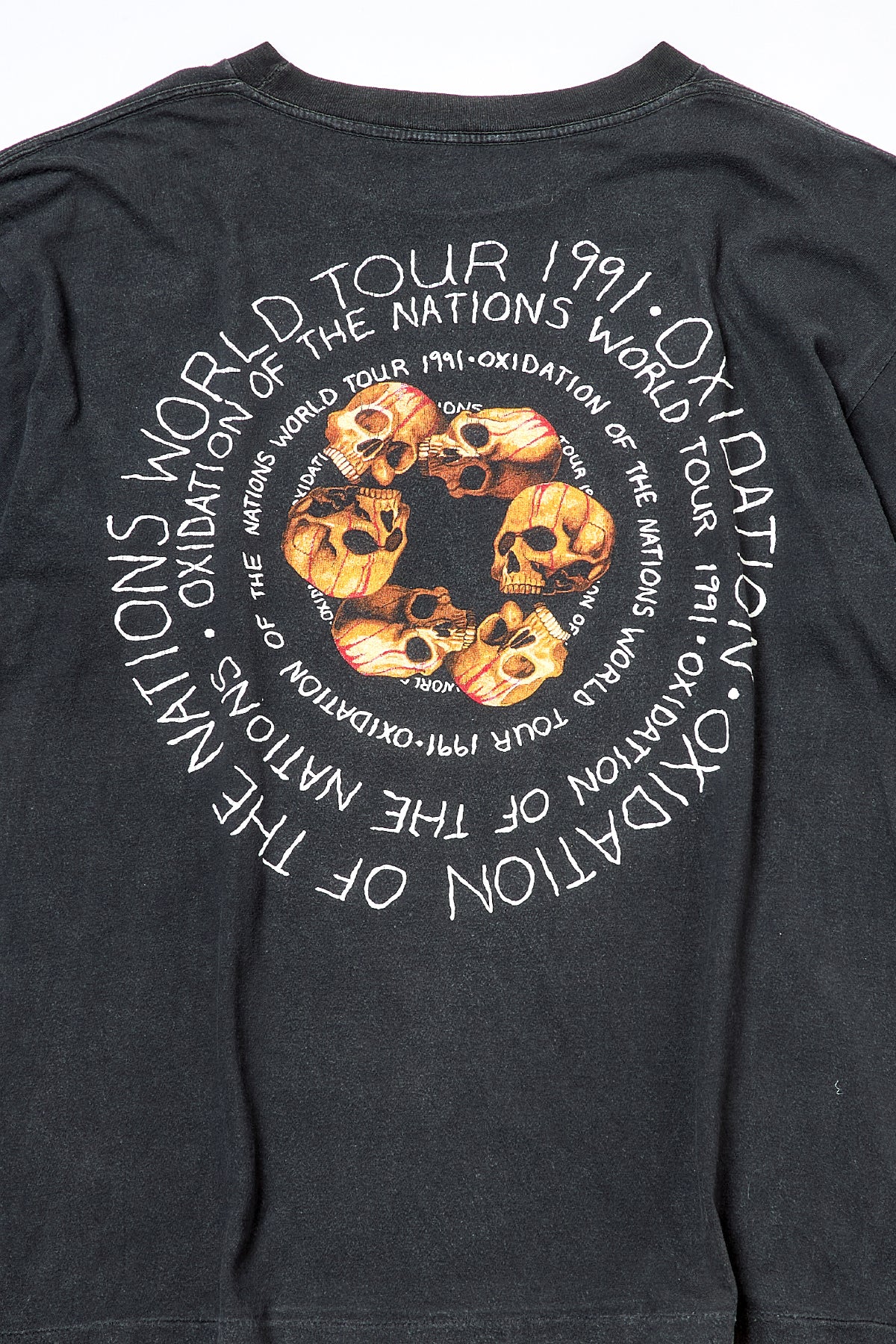 MEGADETH / OXIDATION OF THE NATIONS WORLD TOUR 1991 TEE SHIRTS （90s）