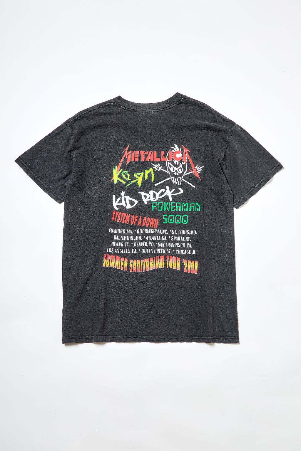 METALLICA / SANITARIUM TOUR 2000 PUSHEAD TEE SHIRTS （00s）