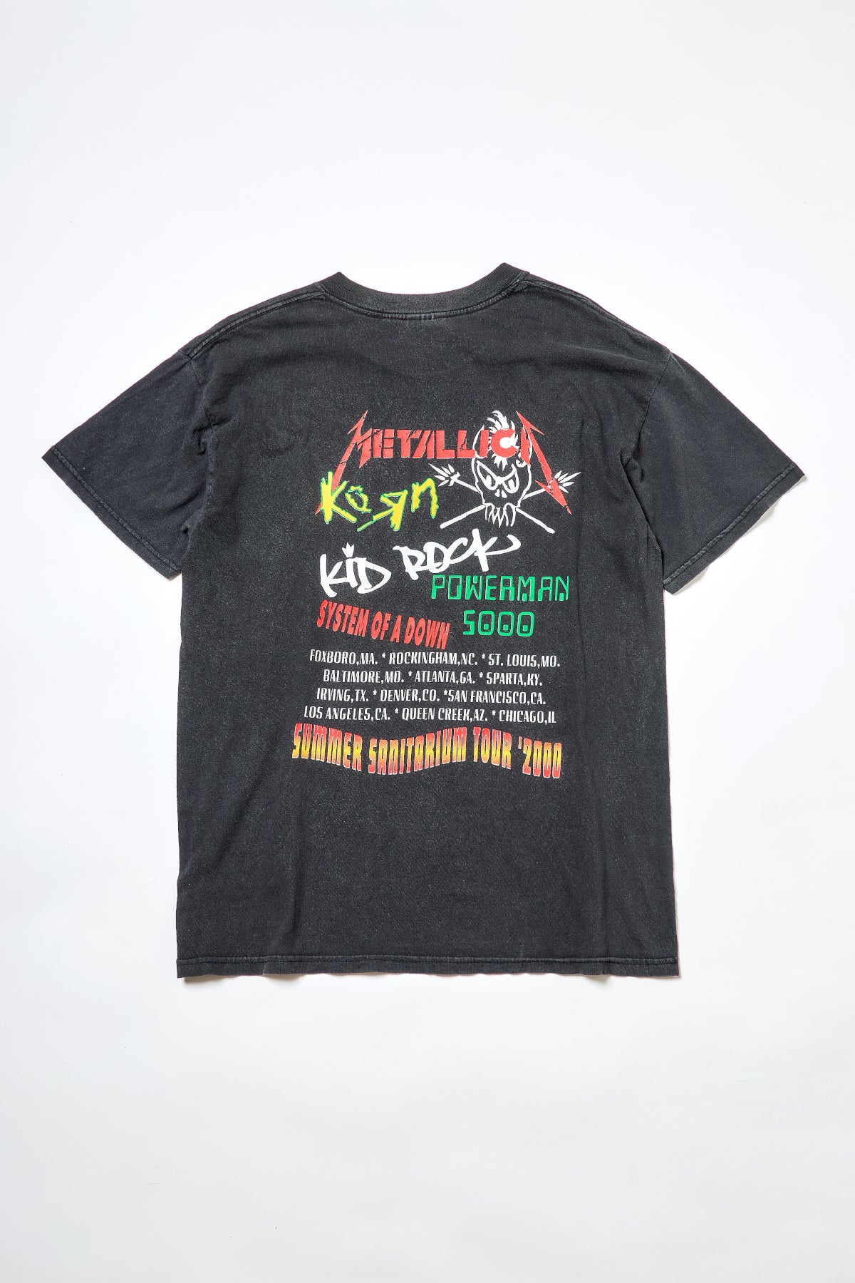 METALLICA / SANITARIUM TOUR PUSHEAD TEE SHIRTS （00s）