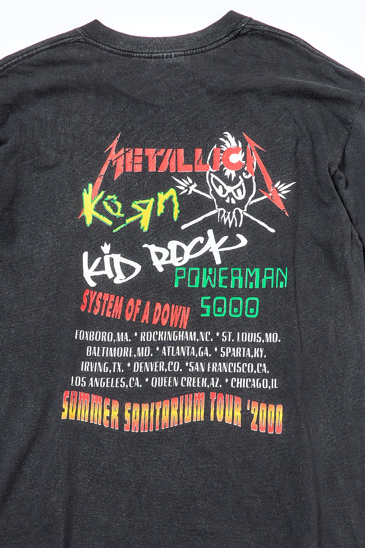 METALLICA / SANITARIUM TOUR PUSHEAD TEE SHIRTS （00s）