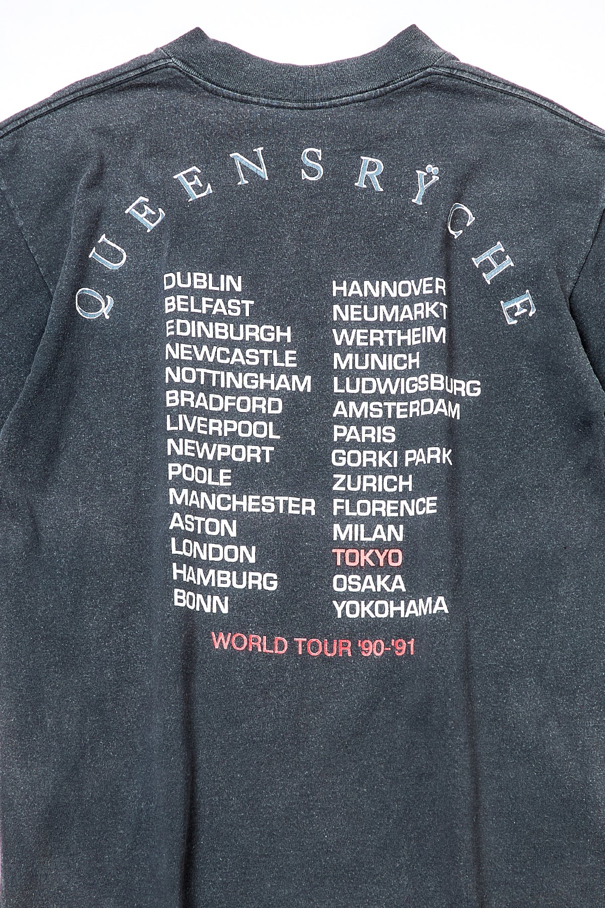 QUEENSRYCHE / EMPIRE WORLD TOUR 90-91 TEE SHIRTS（90s）