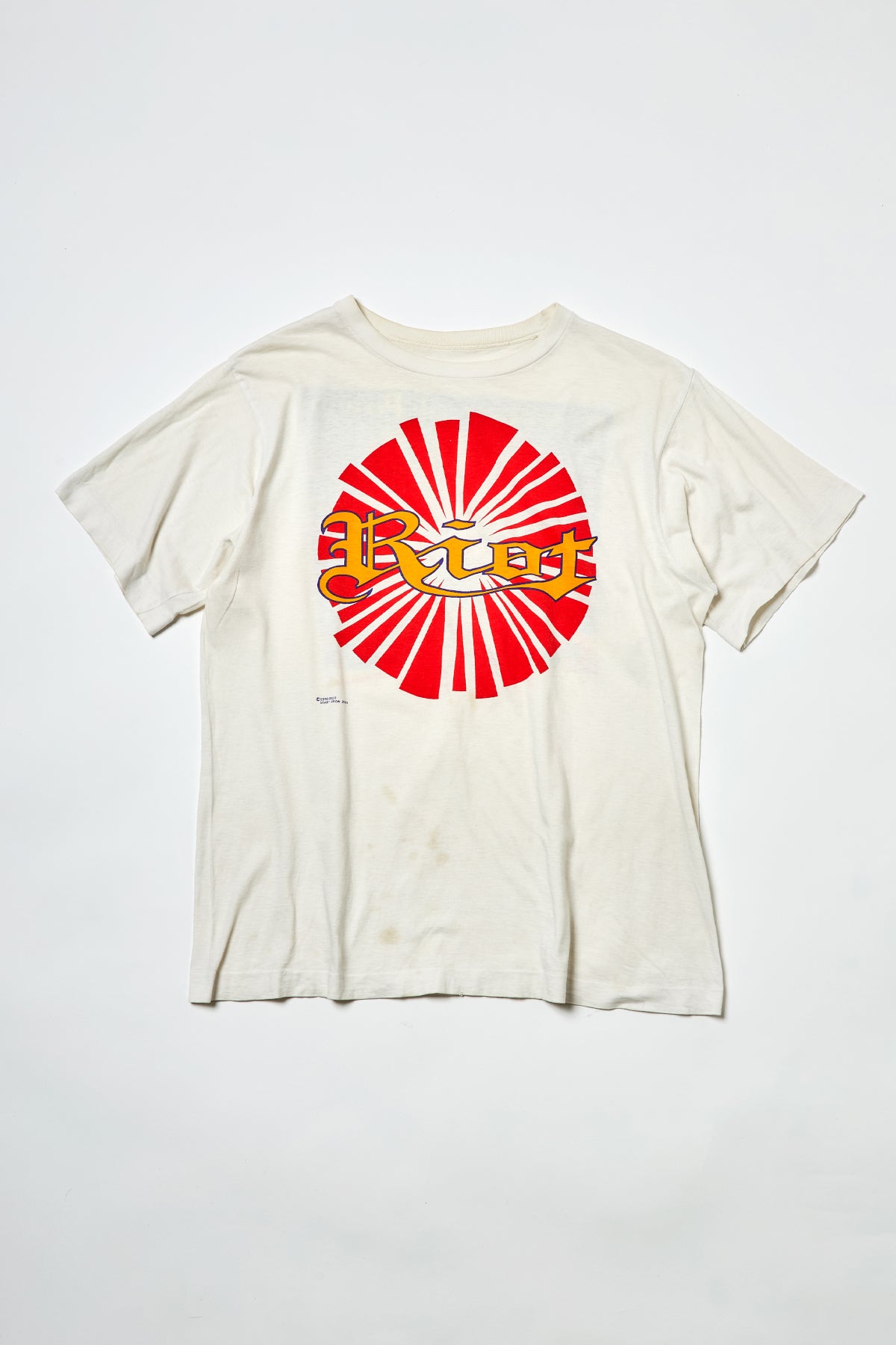 RIOT / PRIVILEGE OF POWER LIVE IN JAPAN 1990 TEE SHIRTS （90s）