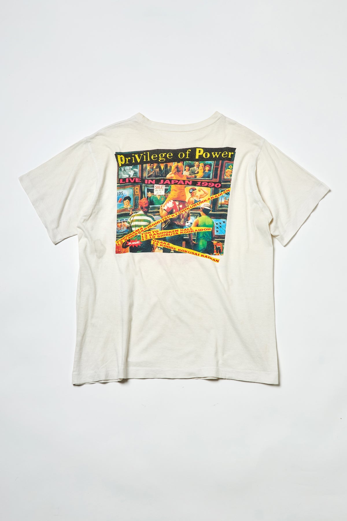 RIOT / PRIVILEGE OF POWER LIVE IN JAPAN 1990 TEE SHIRTS （90s）