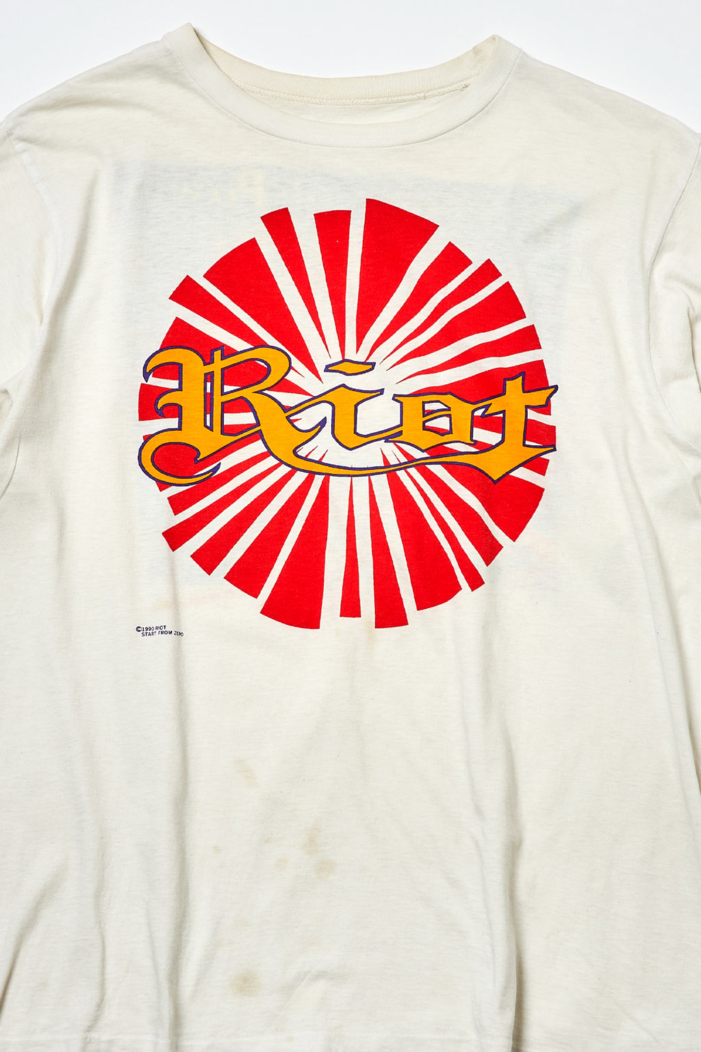 RIOT / PRIVILEGE OF POWER LIVE IN JAPAN 1990 TEE SHIRTS （90s）