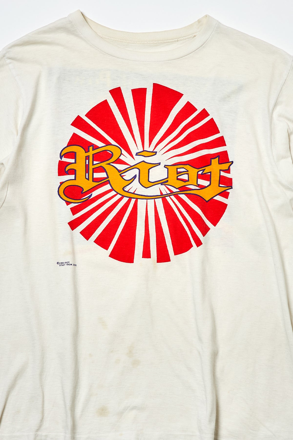 RIOT / PRIVILEGE OF POWER LIVE IN JAPAN 1990 TEE SHIRTS （90s）