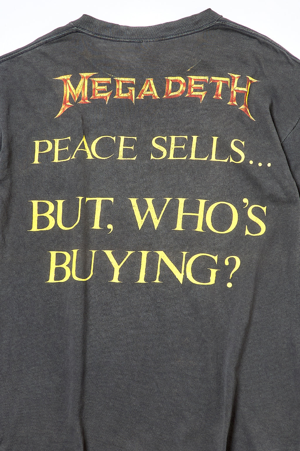 MEGADETH / PEACE SELLS... BUT, WHO'S BUYING? TEE SHIRTS （90s）