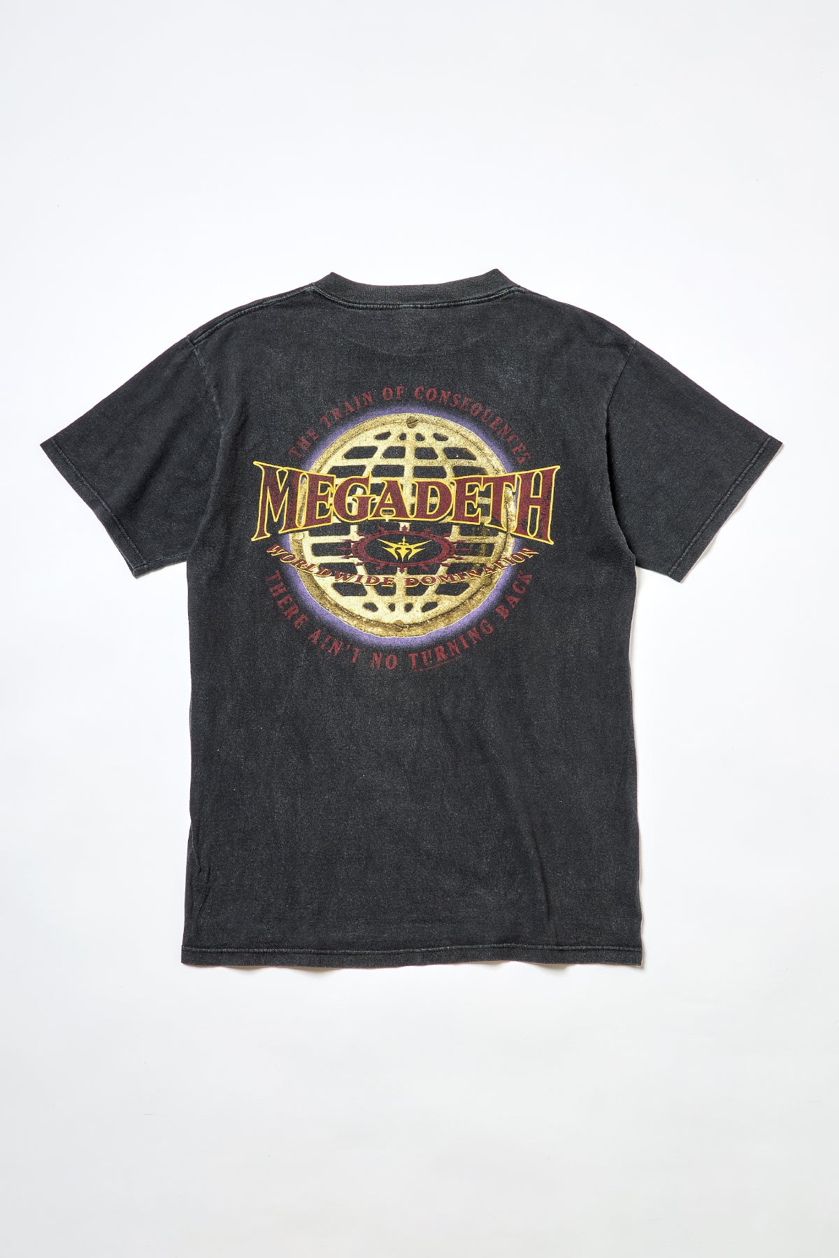 MEGADETH / THE TIGERS EAT THEIR YOUNG WOLDWIDE DOMINATION TEE SHIRTS （90s）