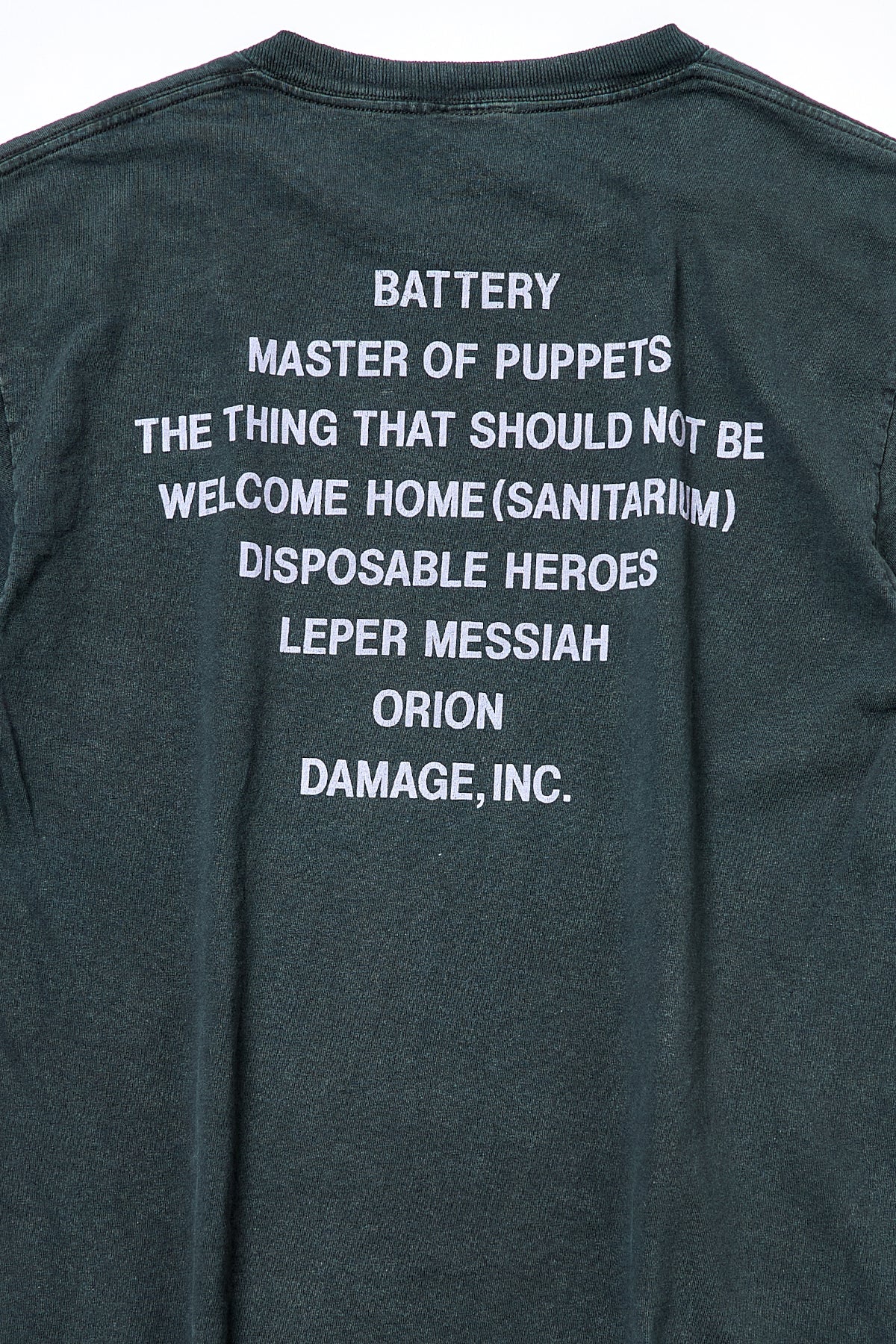 METALLICA / MASTER OF PUPPETS TEE SHIRTS （90s）