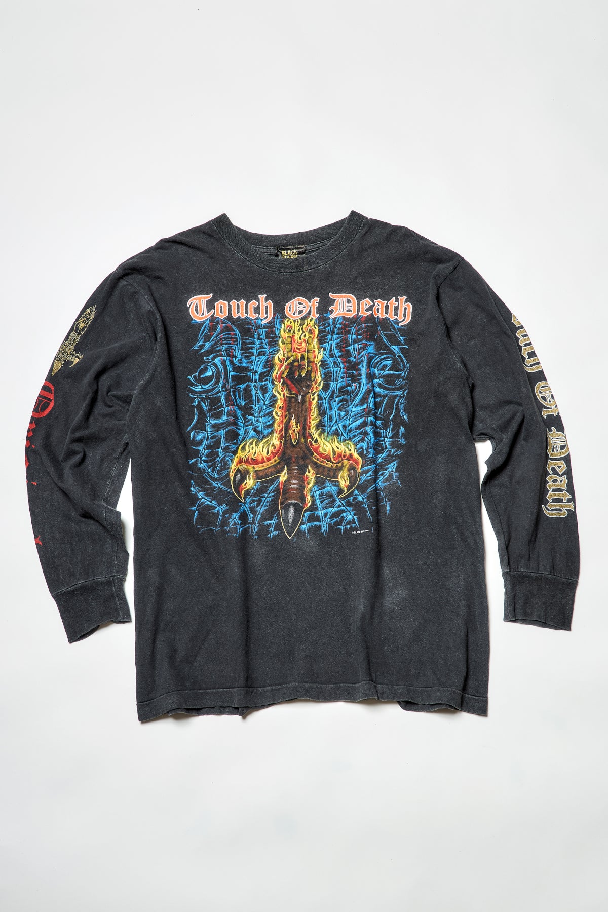 BLACK MARK PRODUCTION / TOUCH OF DEATH LONG SLEEVE TEE SHIRTS（90s）