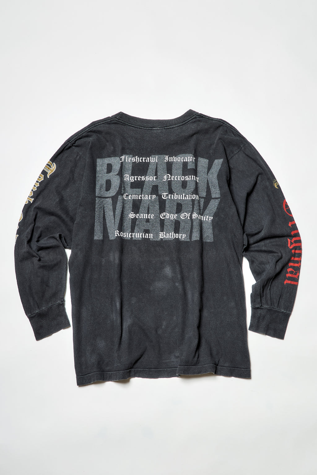 BLACK MARK PRODUCTION / TOUCH OF DEATH LONG SLEEVE TEE SHIRTS（90s）